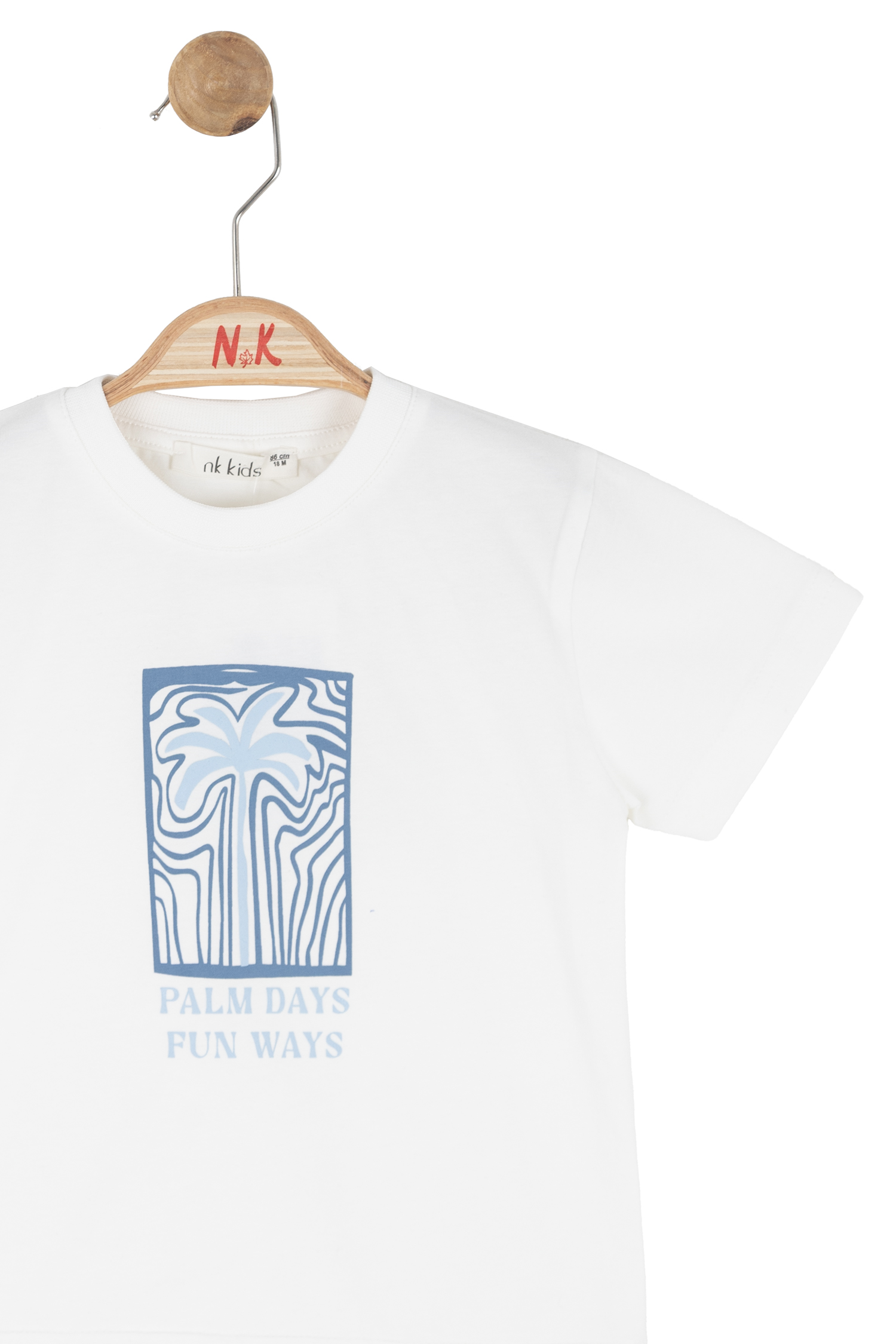 Palm Days Erkek Tişört - Ekru