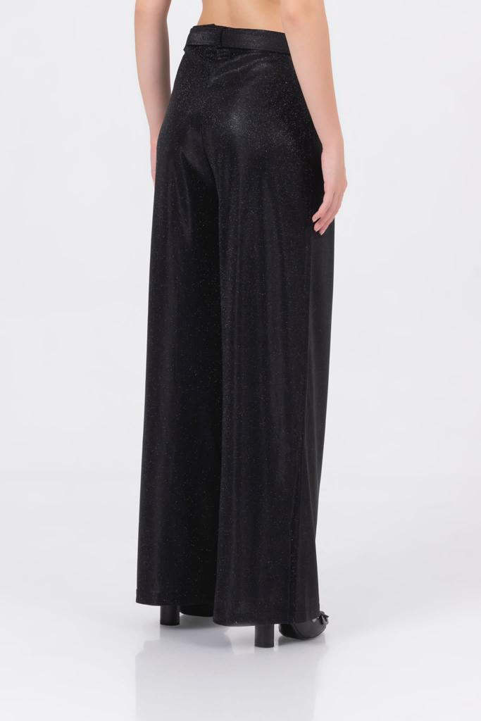 PARLAK KEMERLİ PANTALON