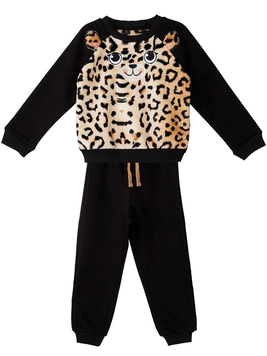 PELUŞ LEOPAR EŞOFMAN TAKIMI