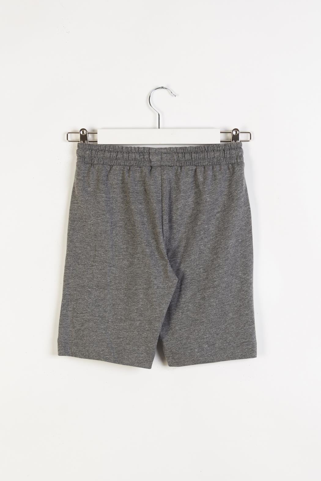 Penye Erkek Çocuk Şort - Füme