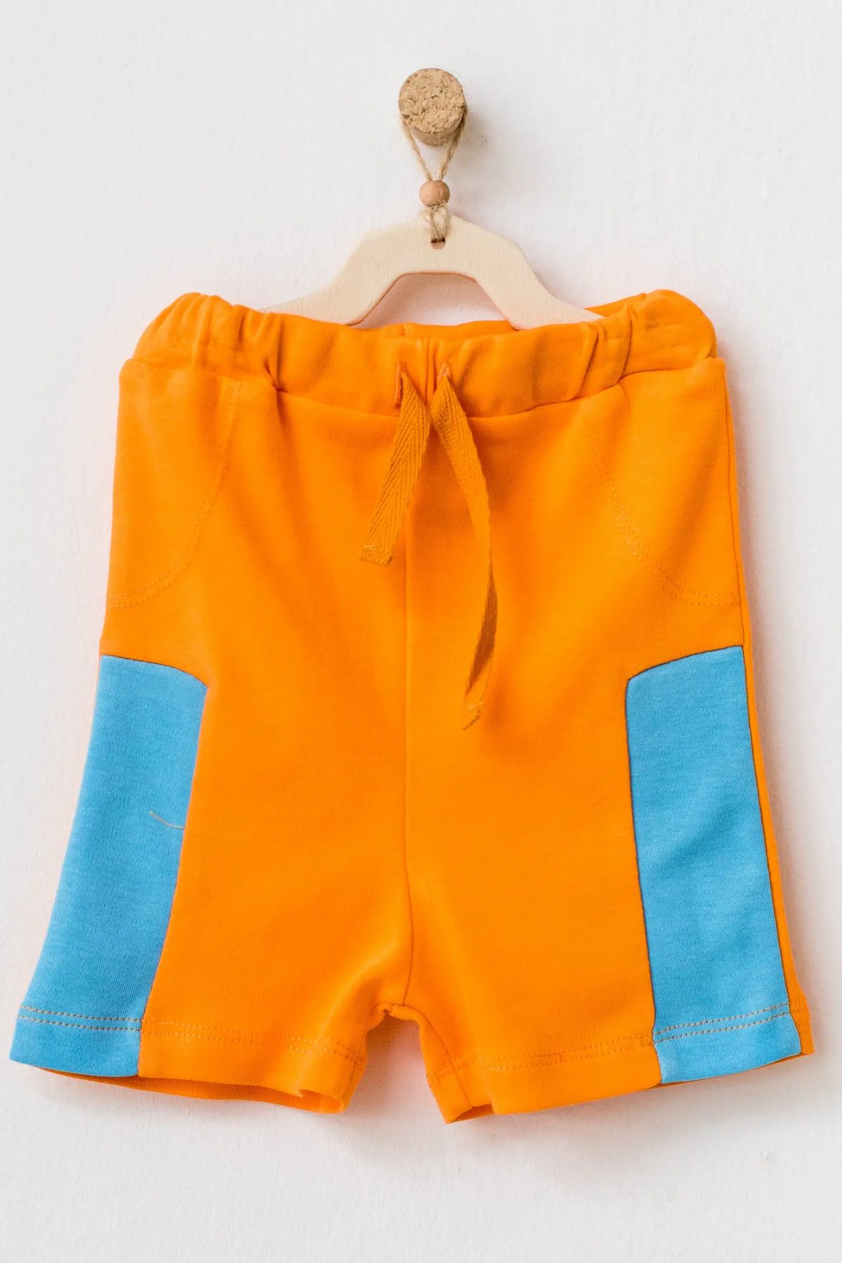 Play Erkek Bebe Şort - Turuncu