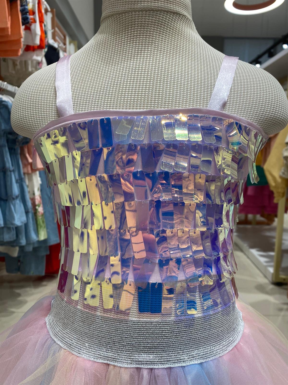 PULLU 2'Lİ RENKLİ ABİYE