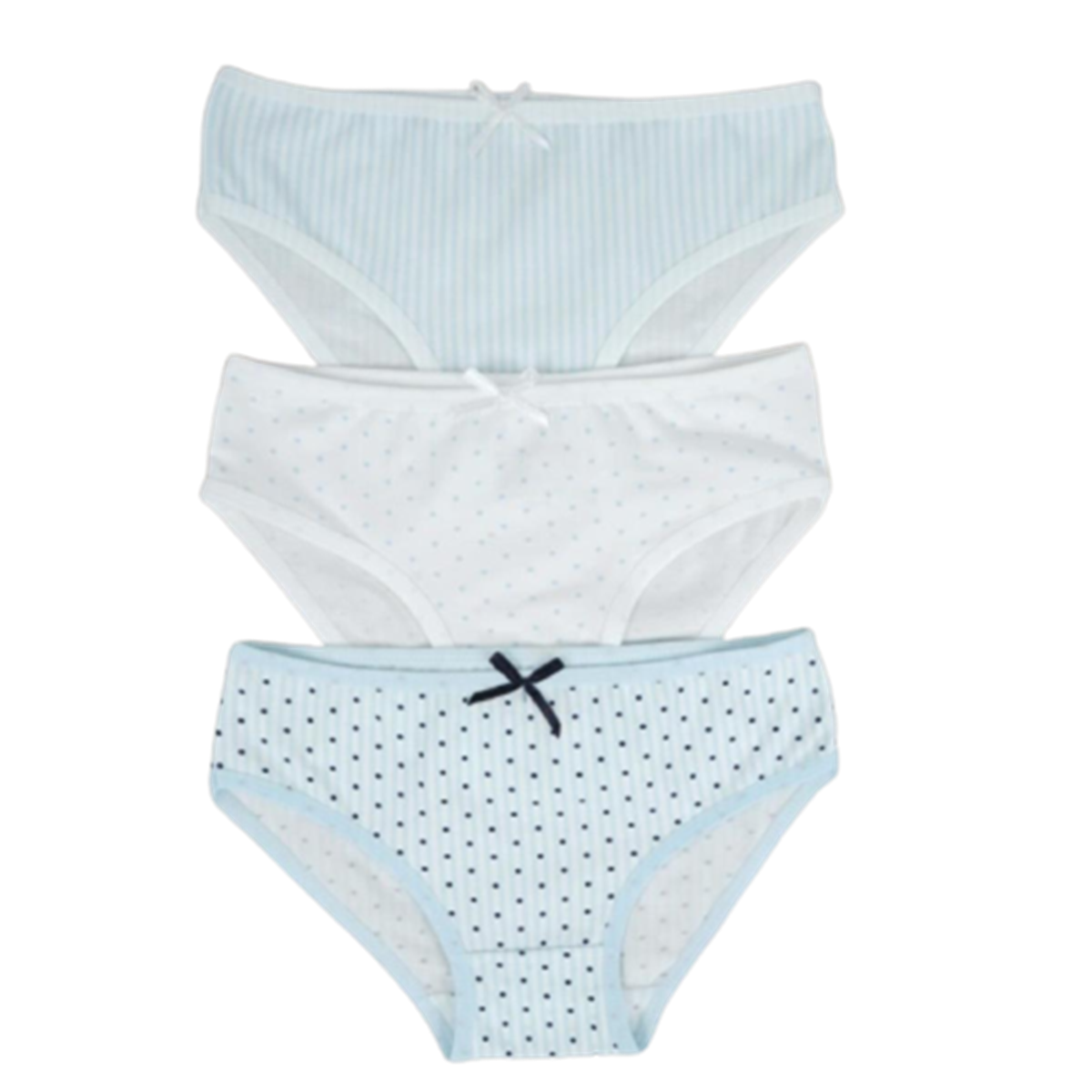PUPETAKA 3'LÜ KIZ SLİP SET
