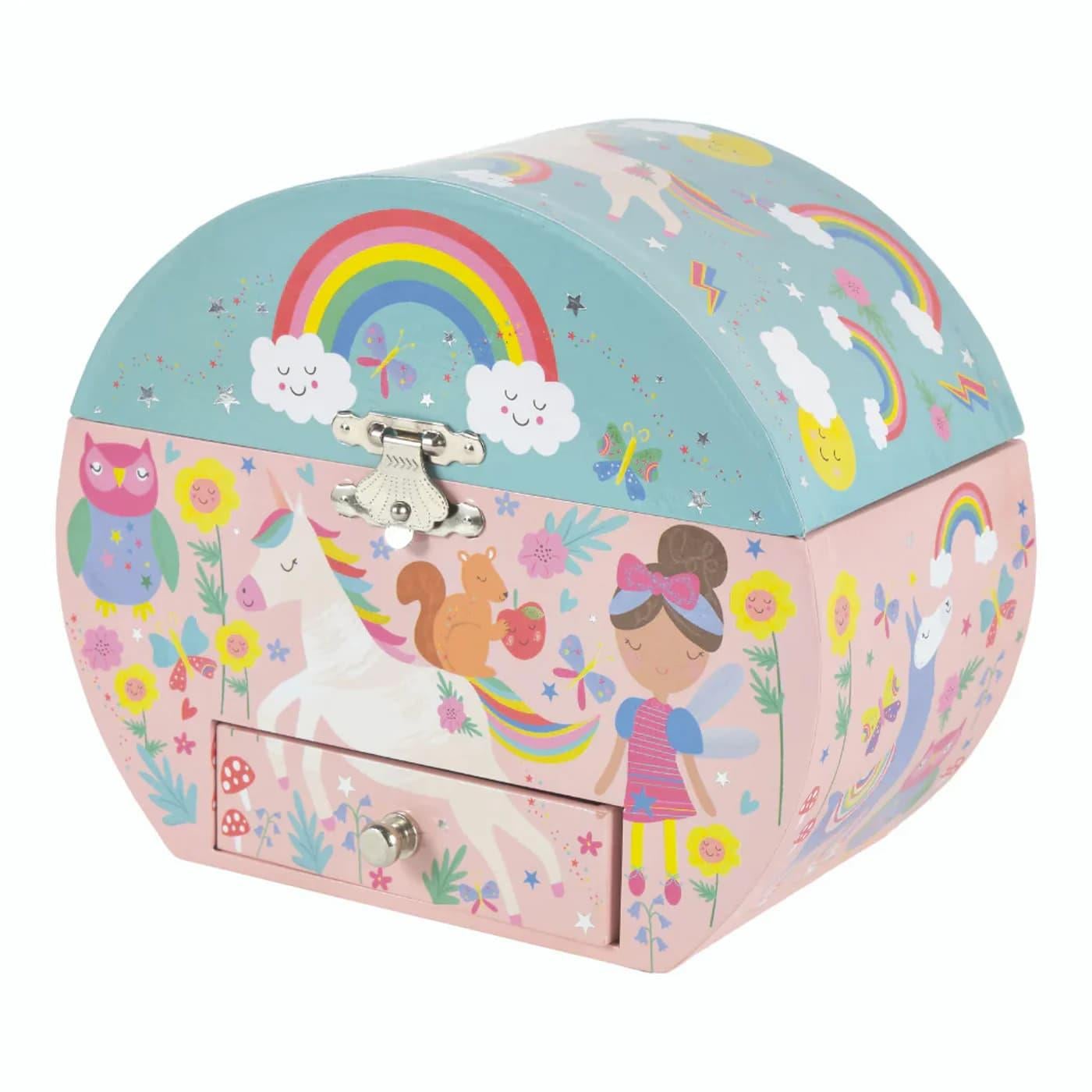 Rainbowfairy Müzikli Mücevher Kutusu - Renkli