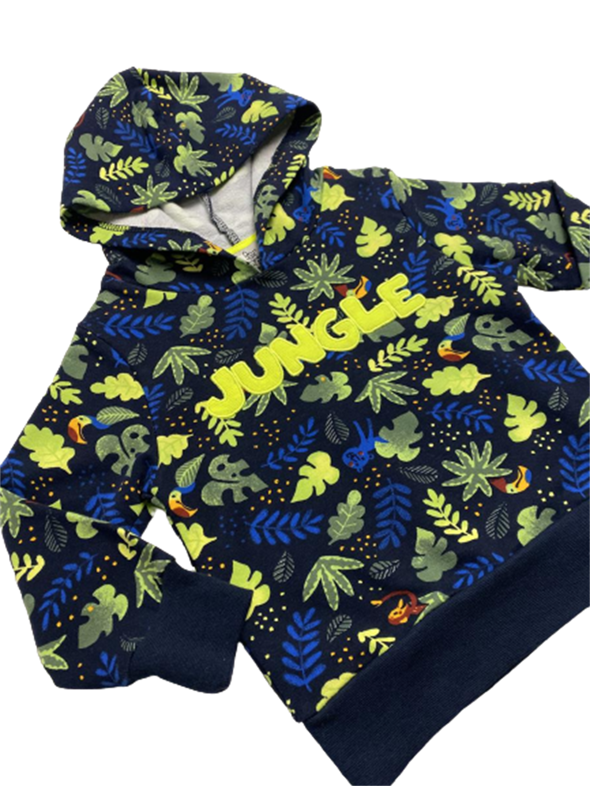 RENKLİ JUNGLE KAPŞONLU SWEAT