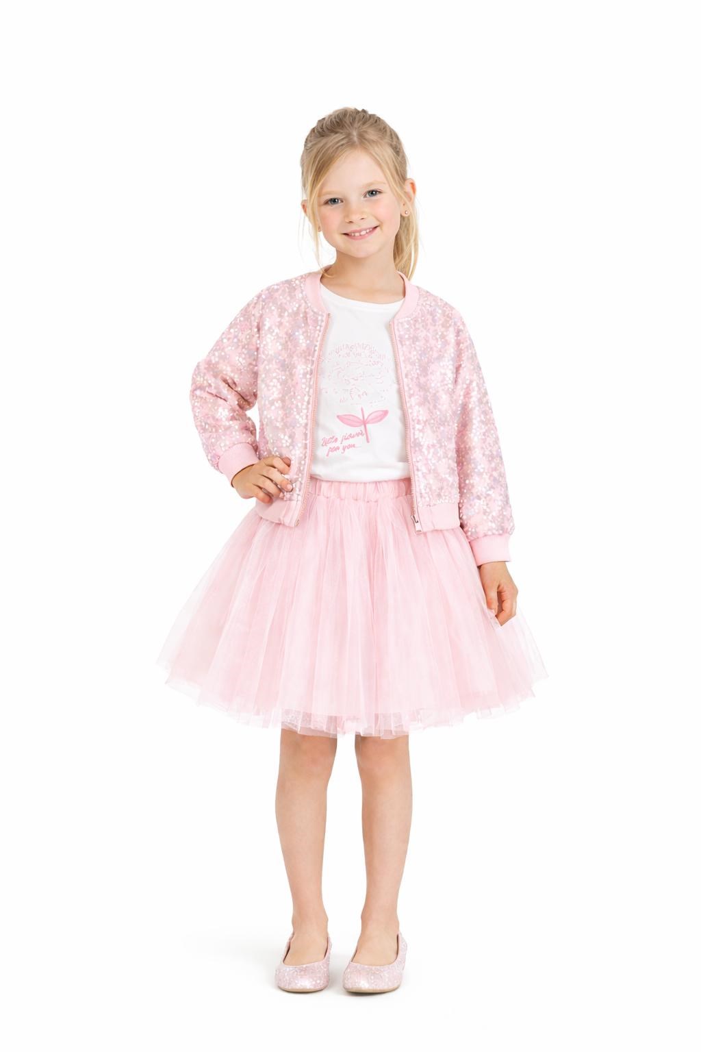 Rosetta Kız Ceket - Pembe