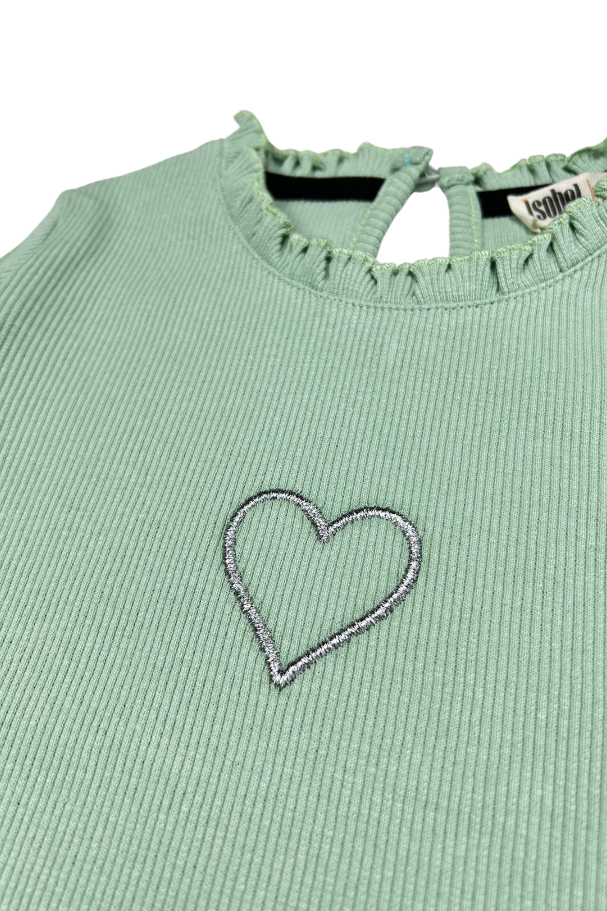 Simli Kalpli Kız Takım - Mint