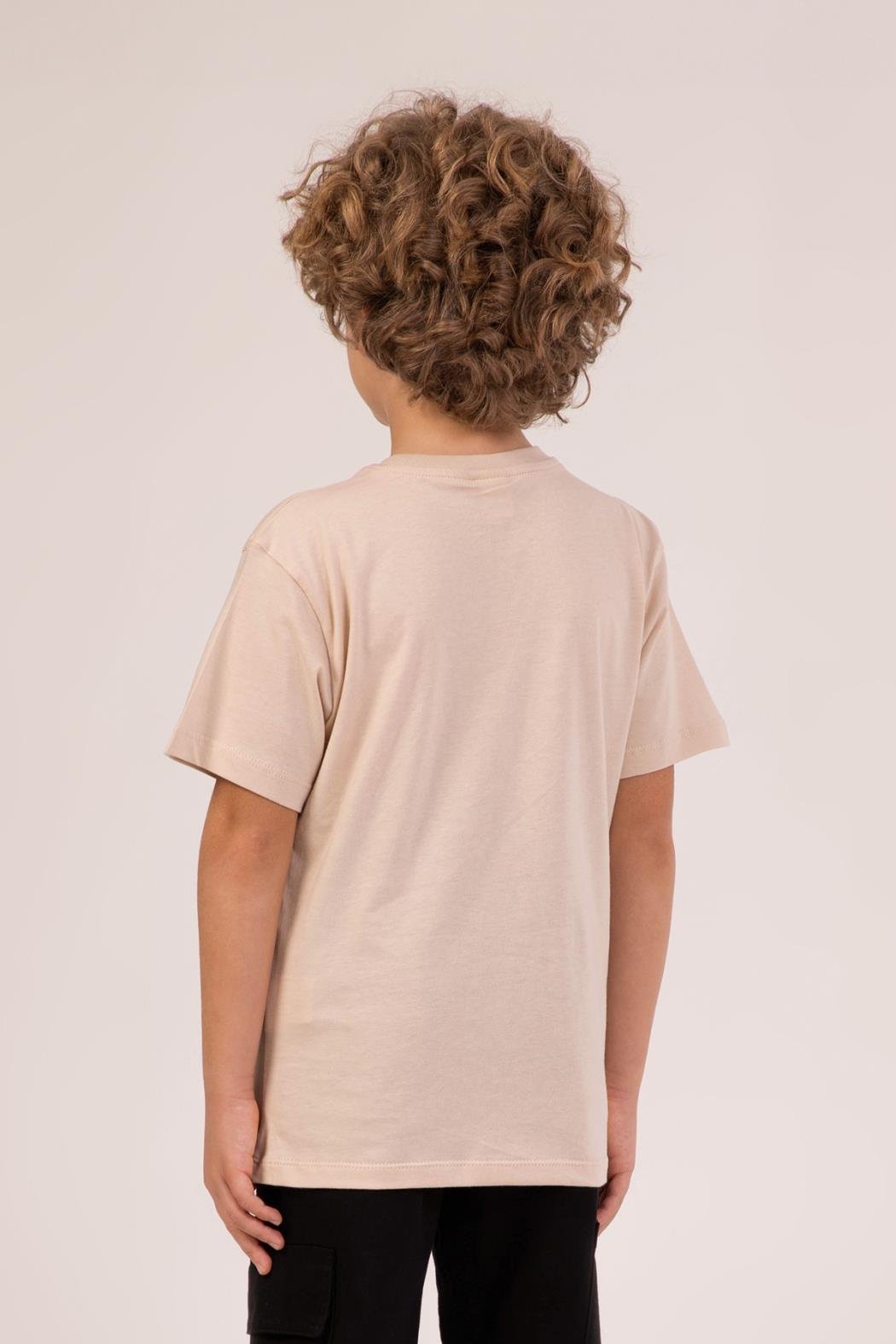 Skater Erkek Tshirt - Bej