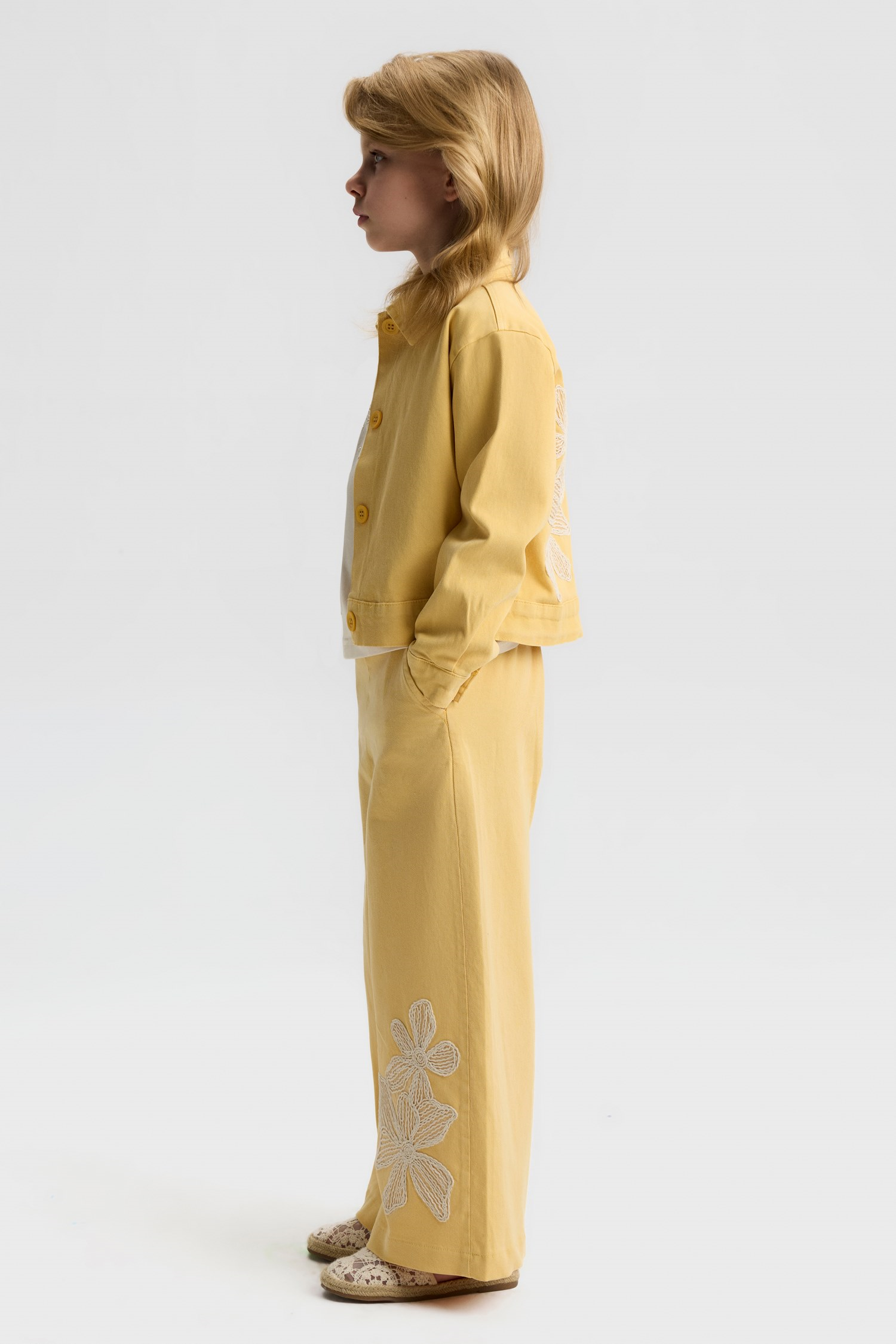 Stella Kız Pantolon - Sarı