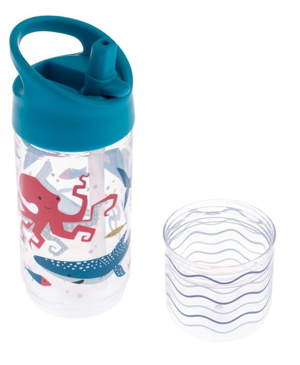 STEPHEN JOSEPH Atıştırmalık Bölmeli Suluk Köpek Balığı - Mavi