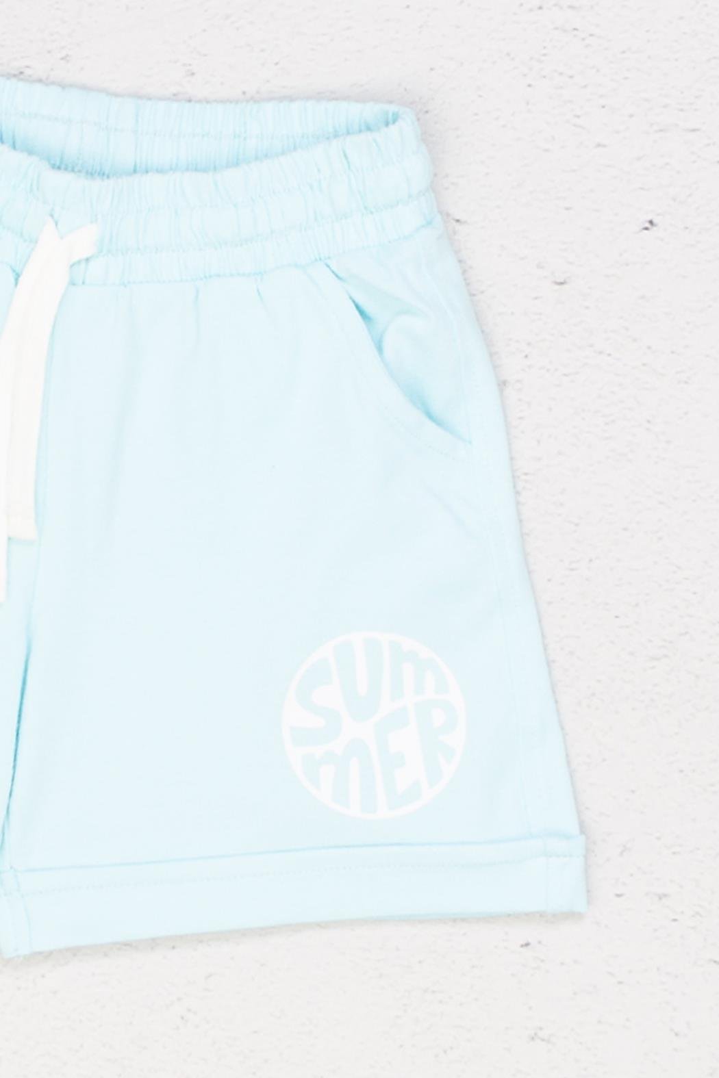 Summer Kız Şort - Mavi