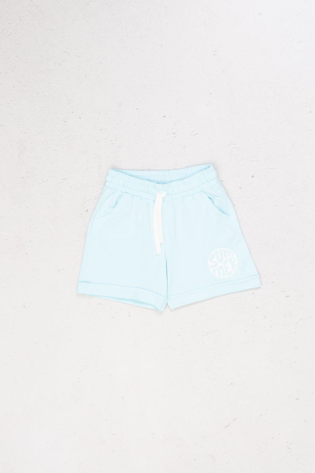 Summer Kız Şort - Mavi