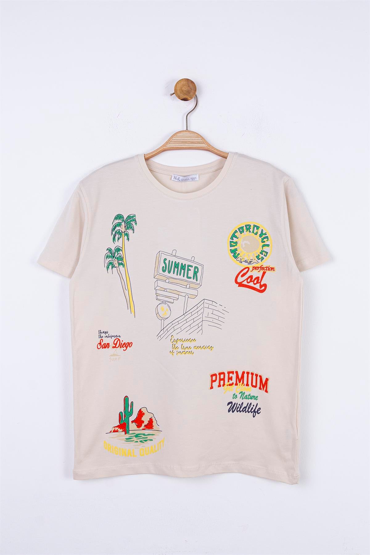 SUMMER YAZILI T-SHIRT