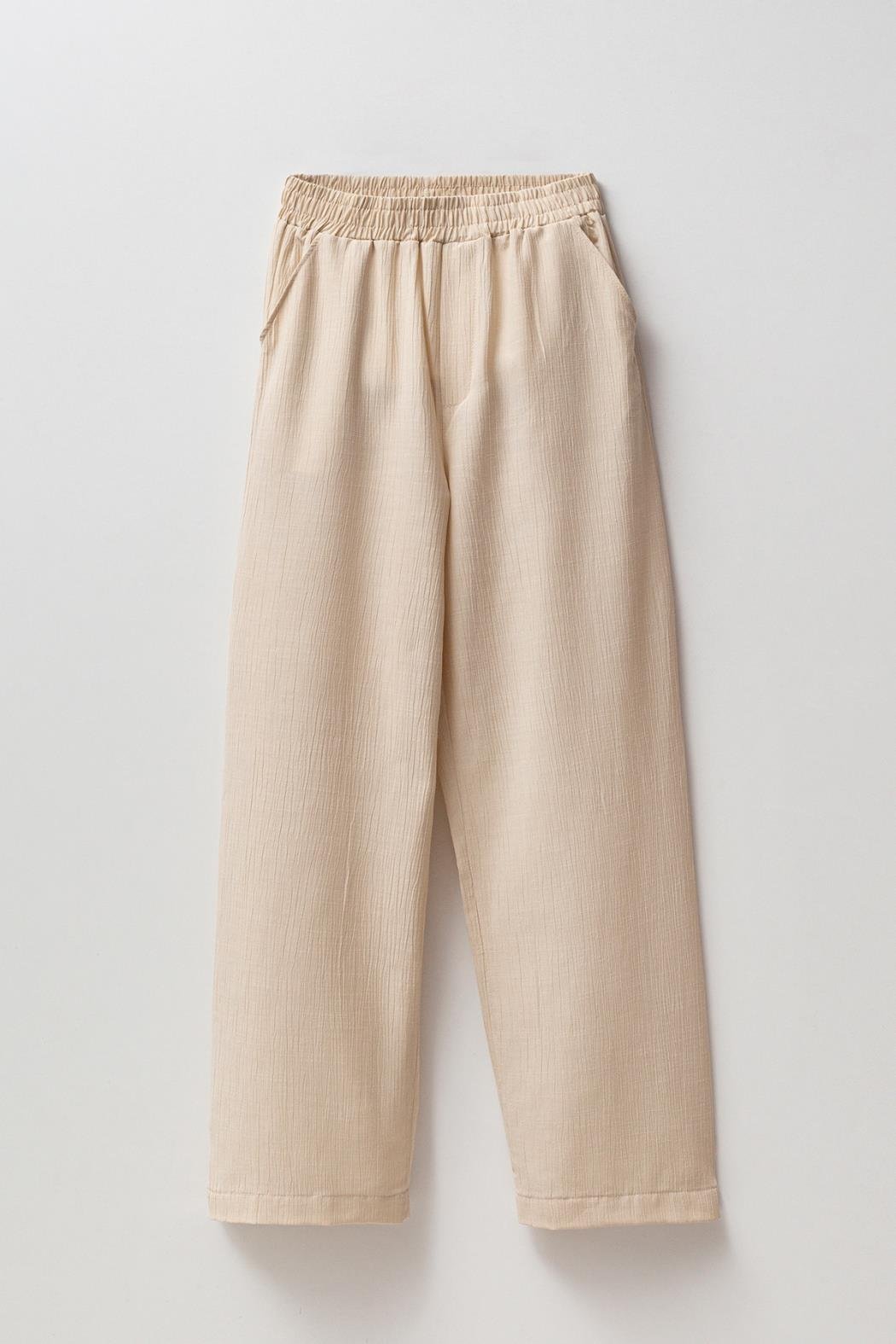 Tiril Kız Pantolon - Bej
