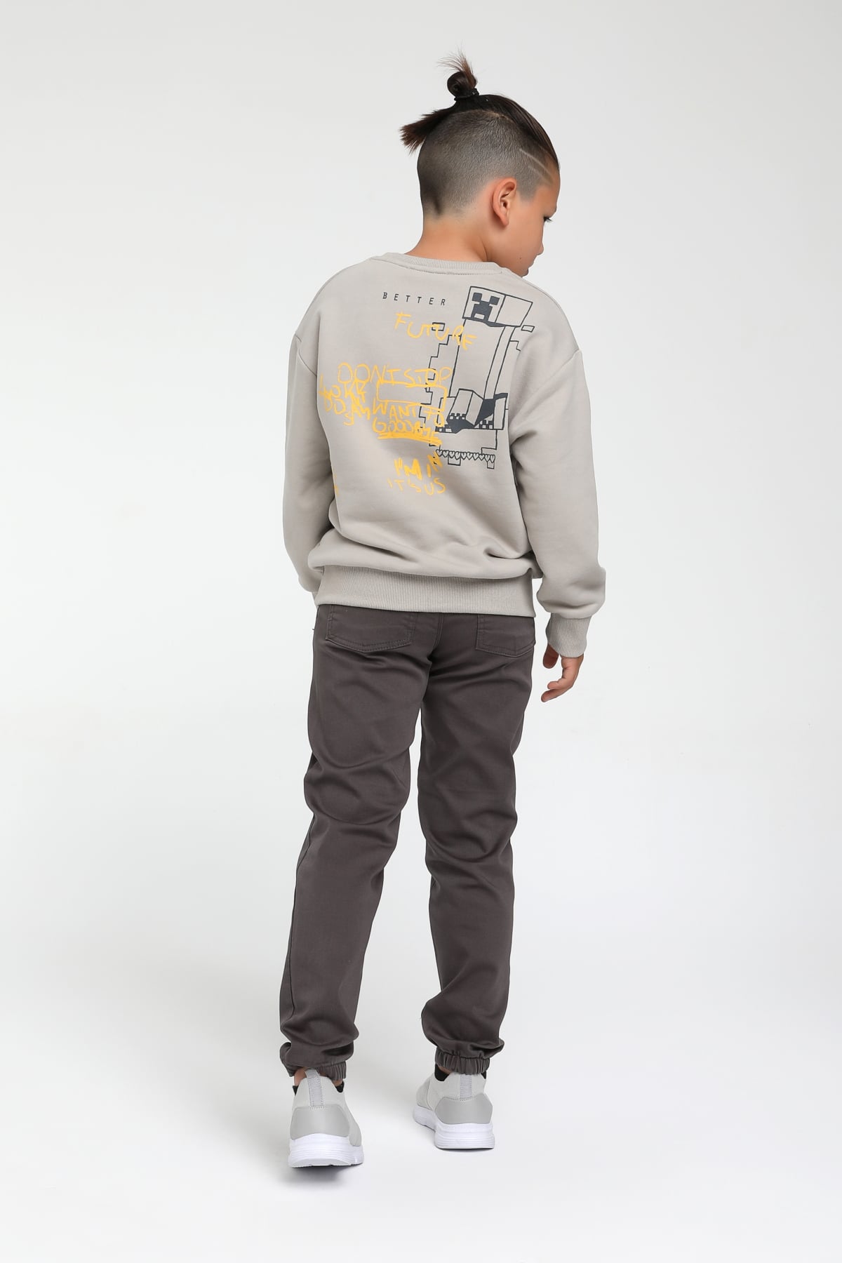 TRAIN DEP YAZILI ERKEK SWEAT