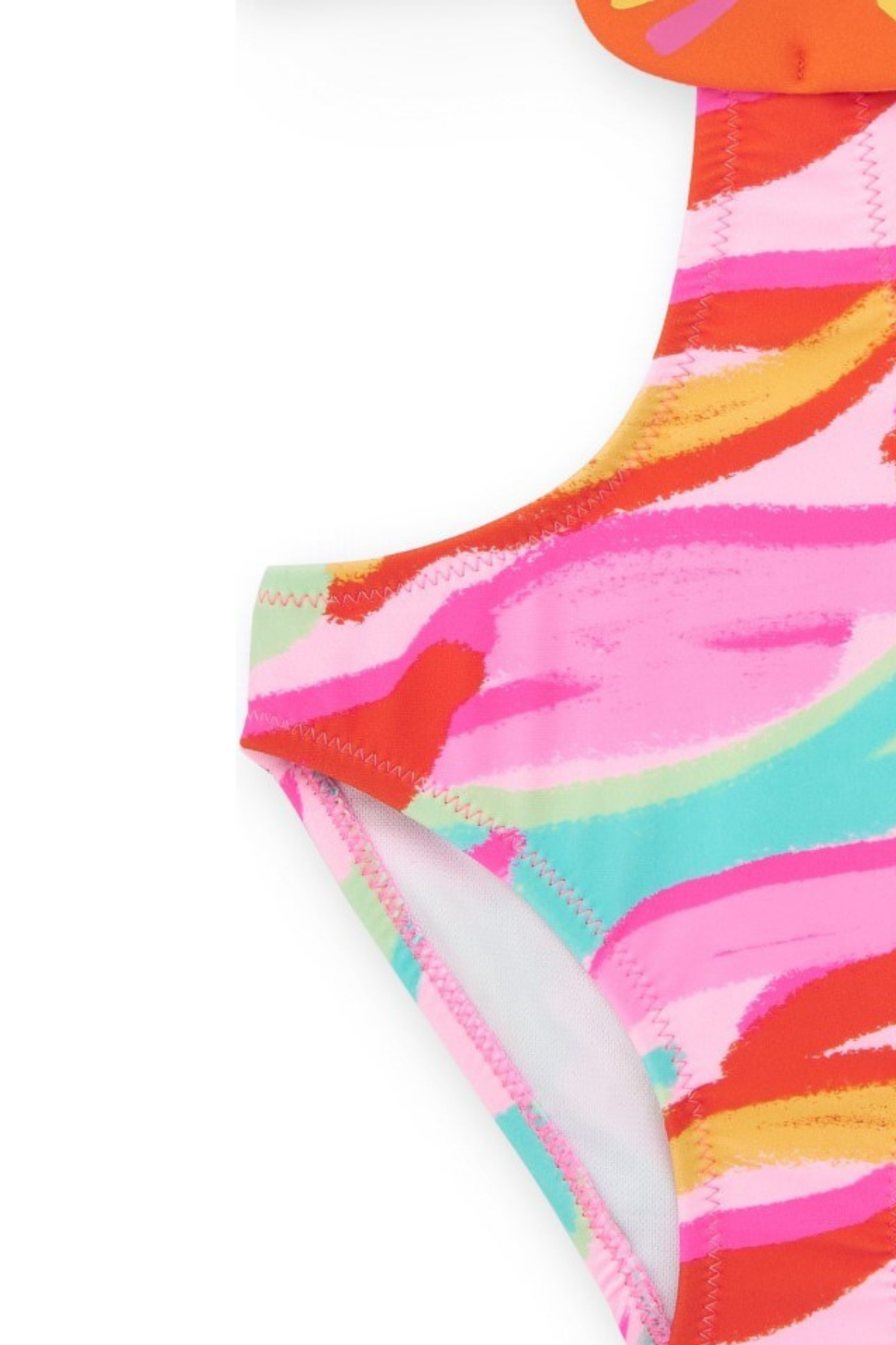 TUC TUC Kedili Kız Çocuk Mayo - Pembe