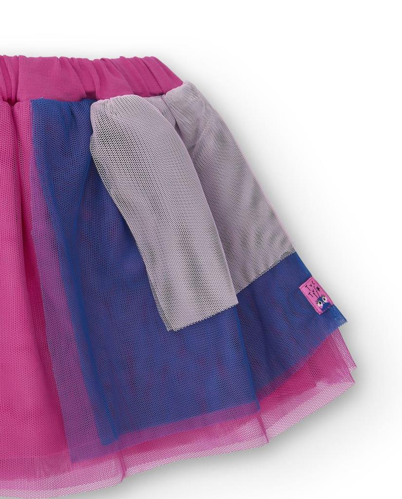 Tuc Tuc Tüllü Kız Etek - Pembe