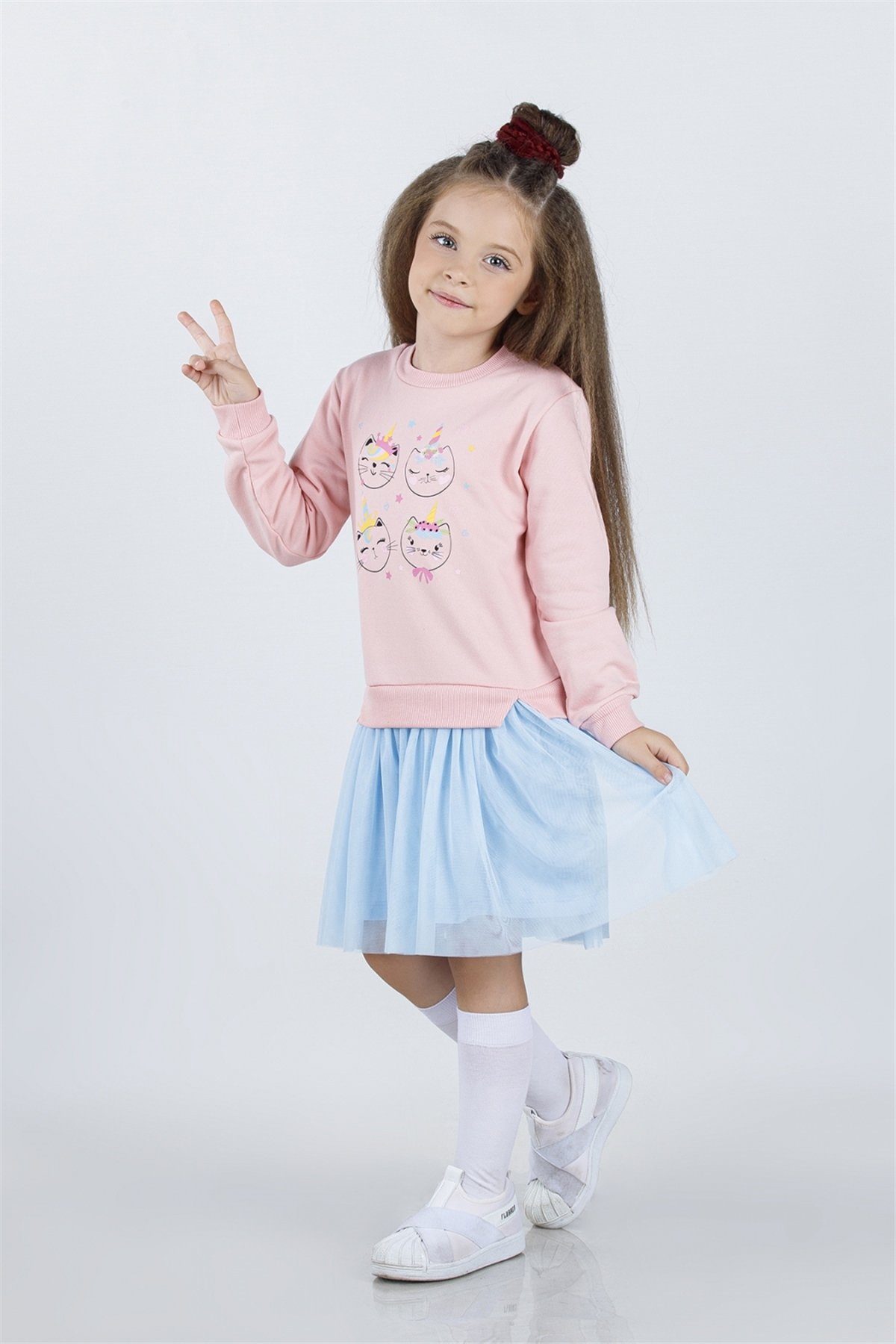 UNICORN KEDİ SWEAT ELBİSE
