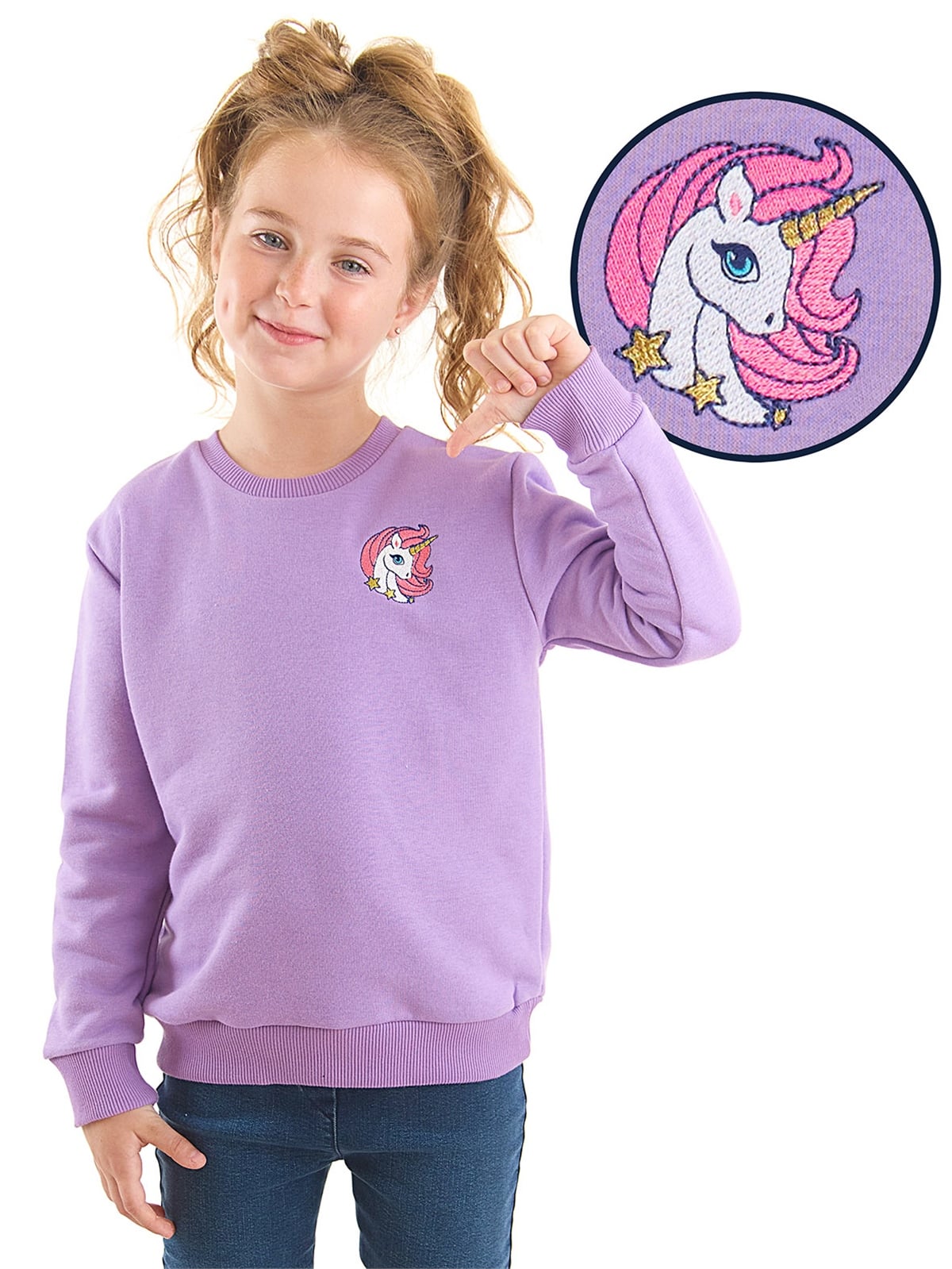 UNİCORN KIZ ÇOCUK SWEATSHİRT