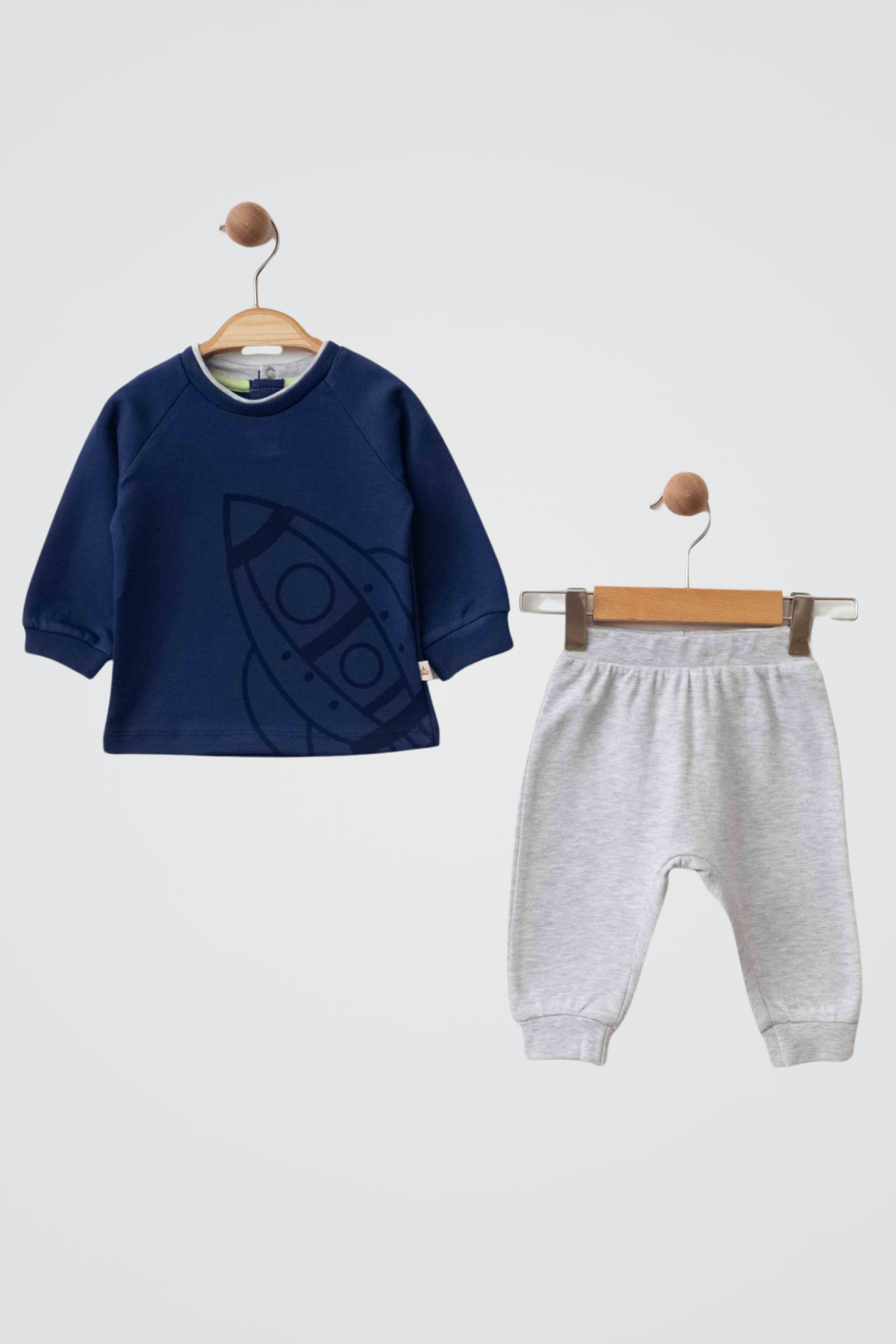Uzay Erkek Bebe Takım - Lacivert