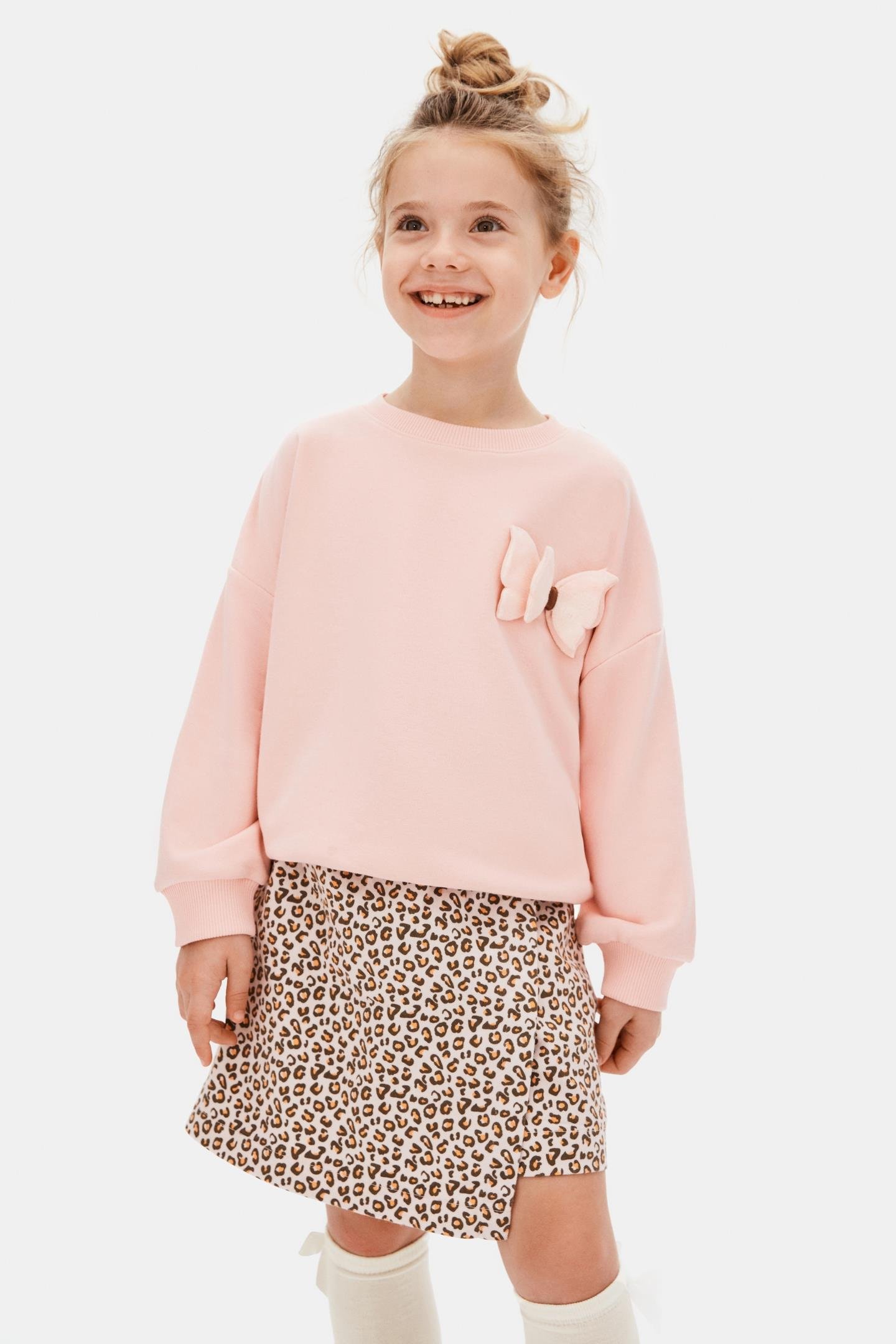 Wing Kız Sweat - Pembe