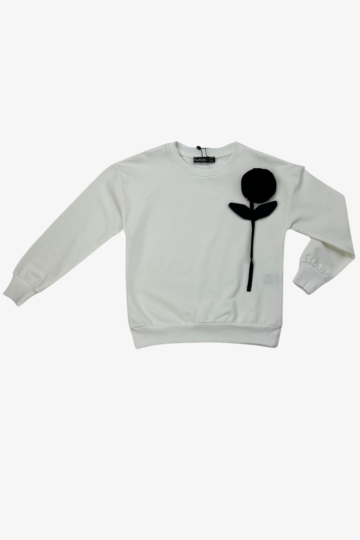 Woorage Güllü Kız Sweat - Beyaz