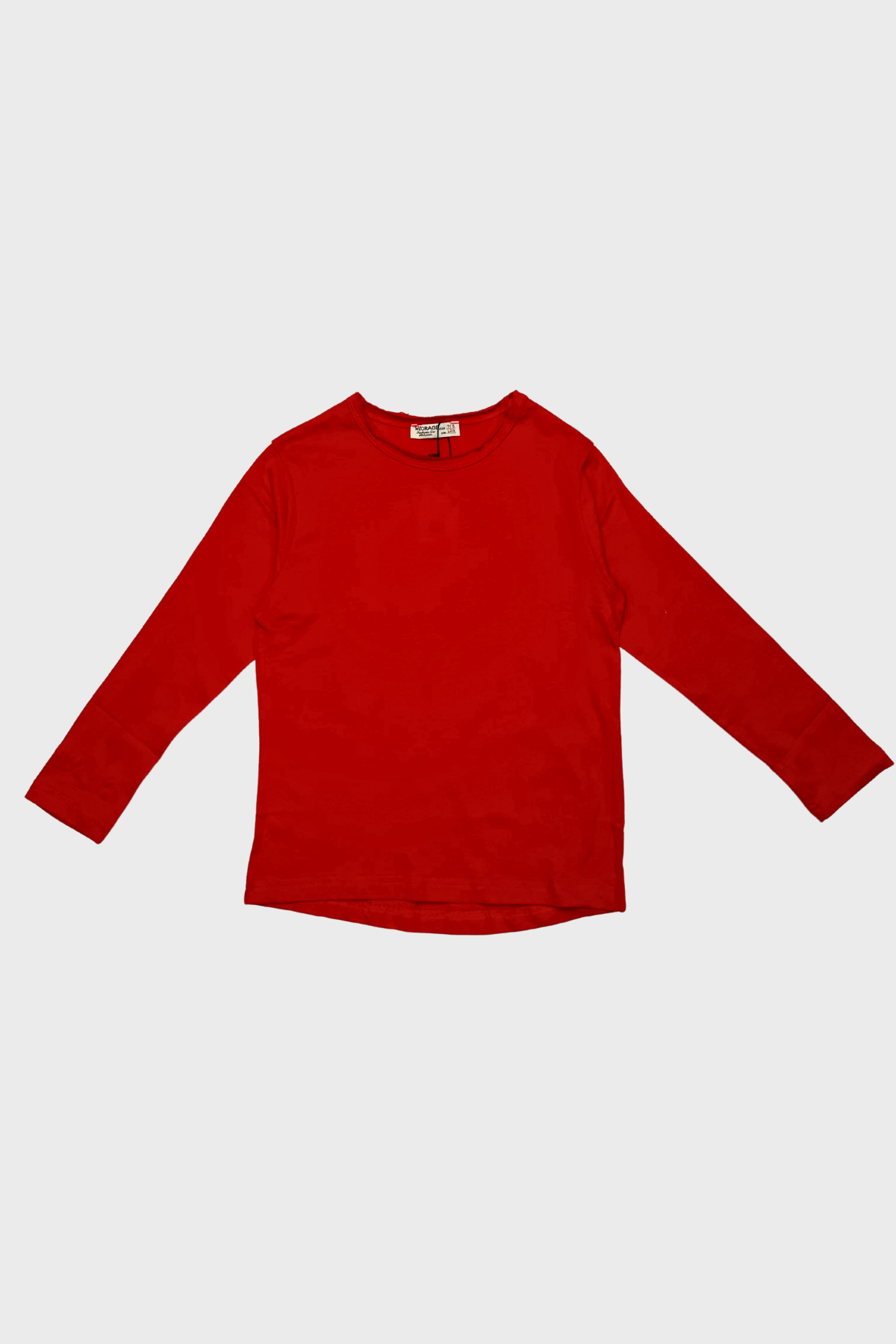 Woorage Uzun Kollu Erkek Tişört - Kırmızı