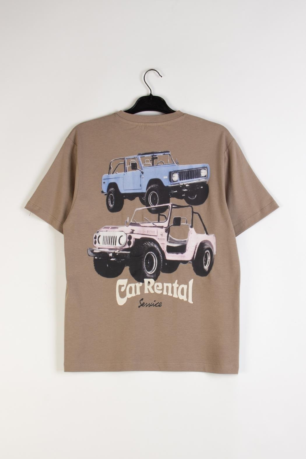 Working Erkek Tişört - Kahverengi