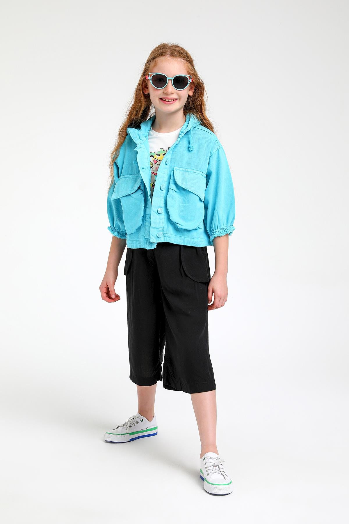 YANDAN CEPLİ BOL PANTALON