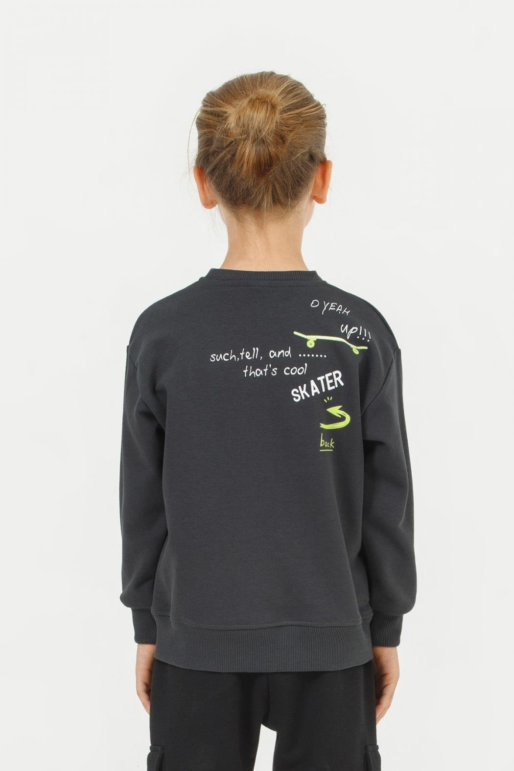 YAZILI ERKEK SWEAT