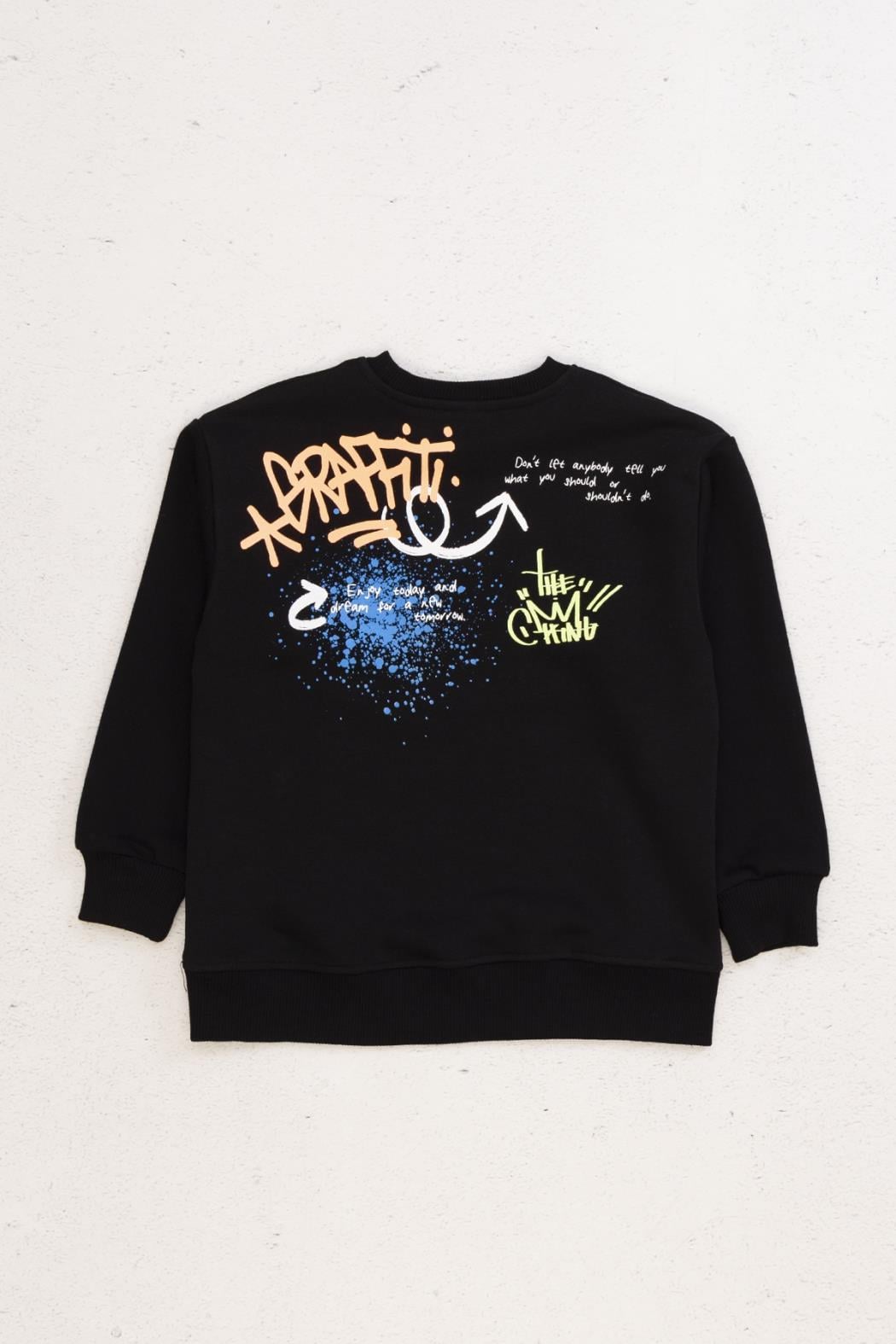 YAZILI ERKEK SWEAT