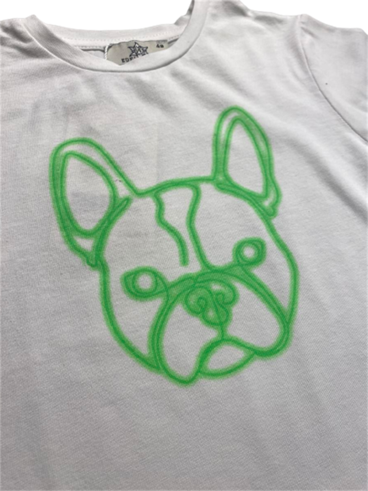 YEŞİL KÖPEK BASKILI SWEAT