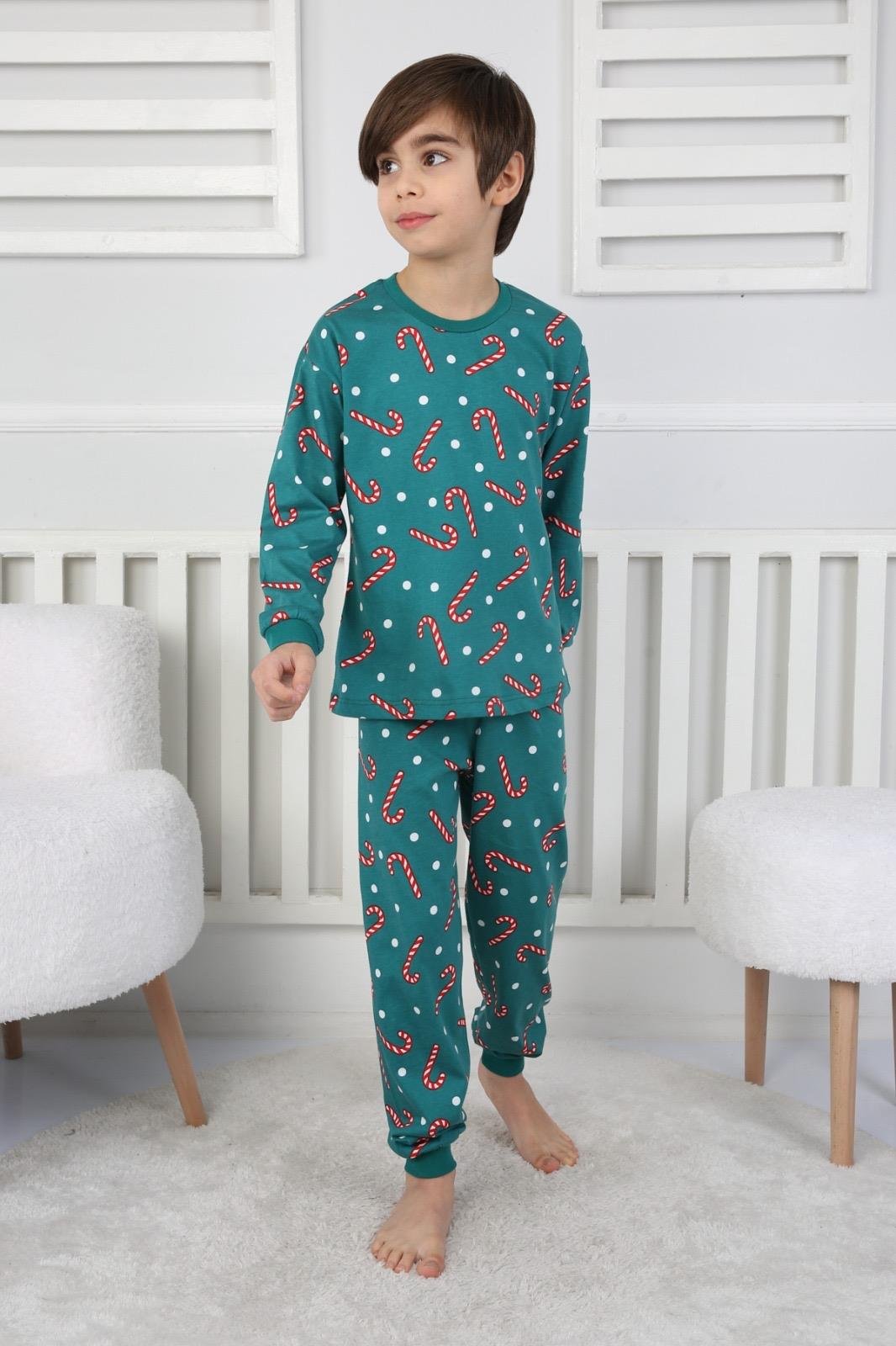 Yılbaşı Pijama Takımı - Yeşil
