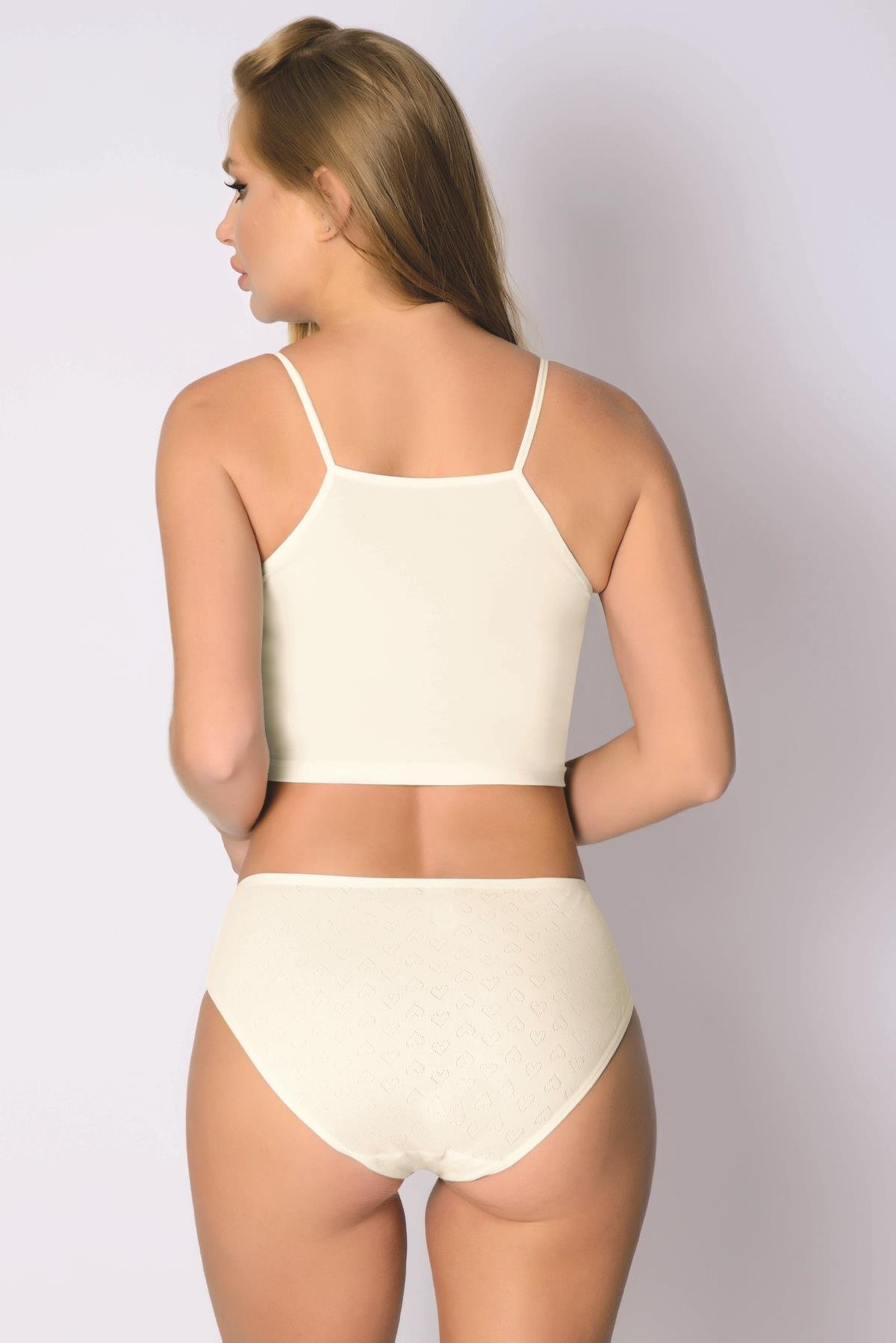 Penye Jakarlı Hıgh-Leg Bikini