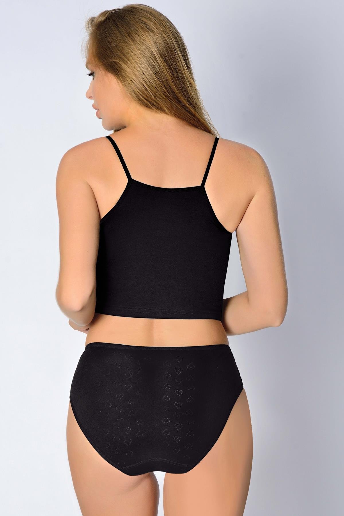 Penye Jakarlı Hıgh-Leg Bikini
