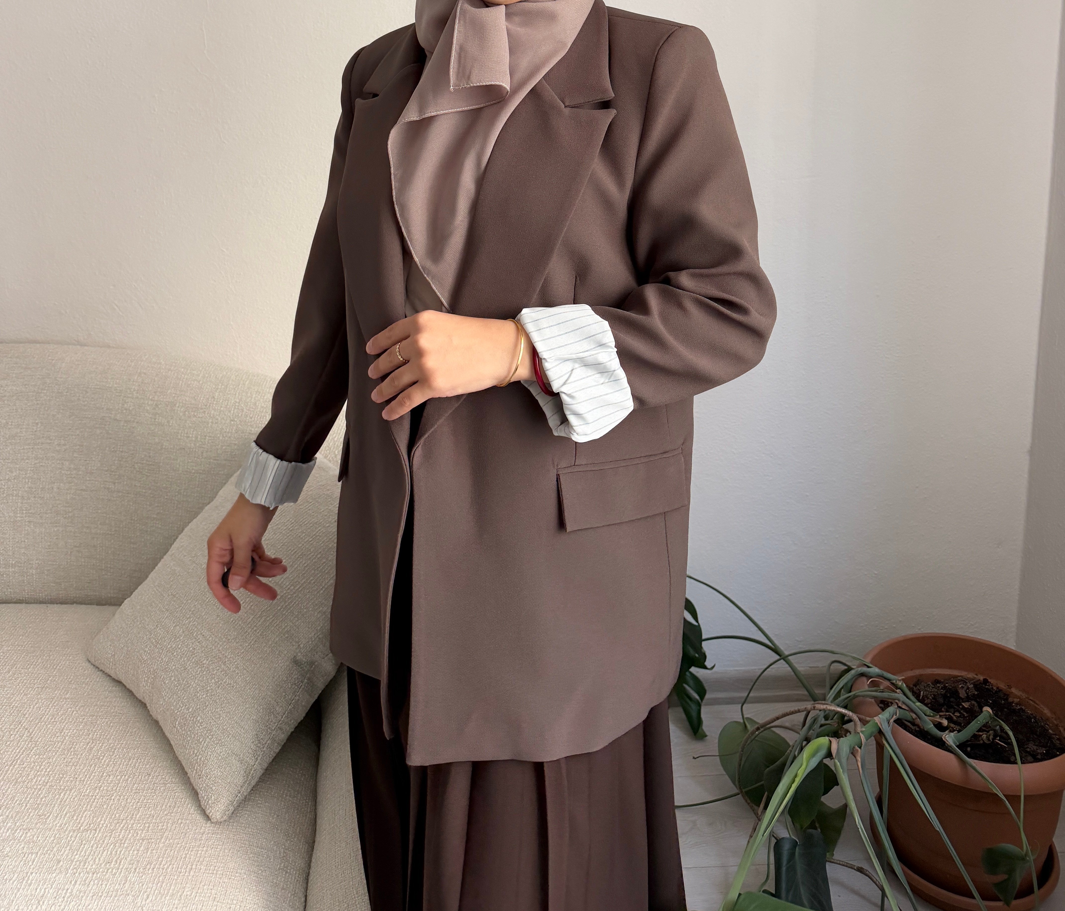 Acı Kahve Blazer Ceket
