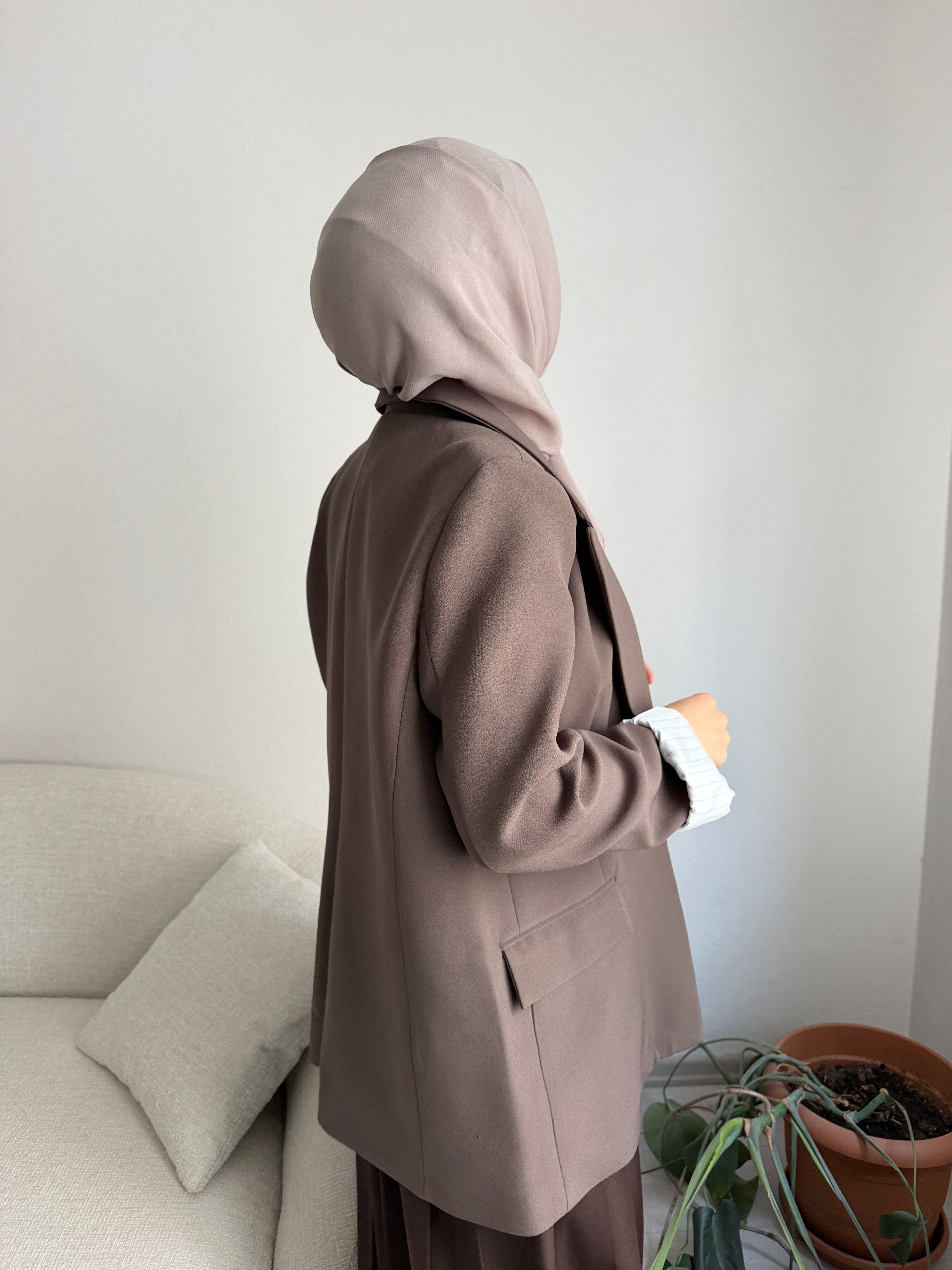 Acı Kahve Blazer Ceket