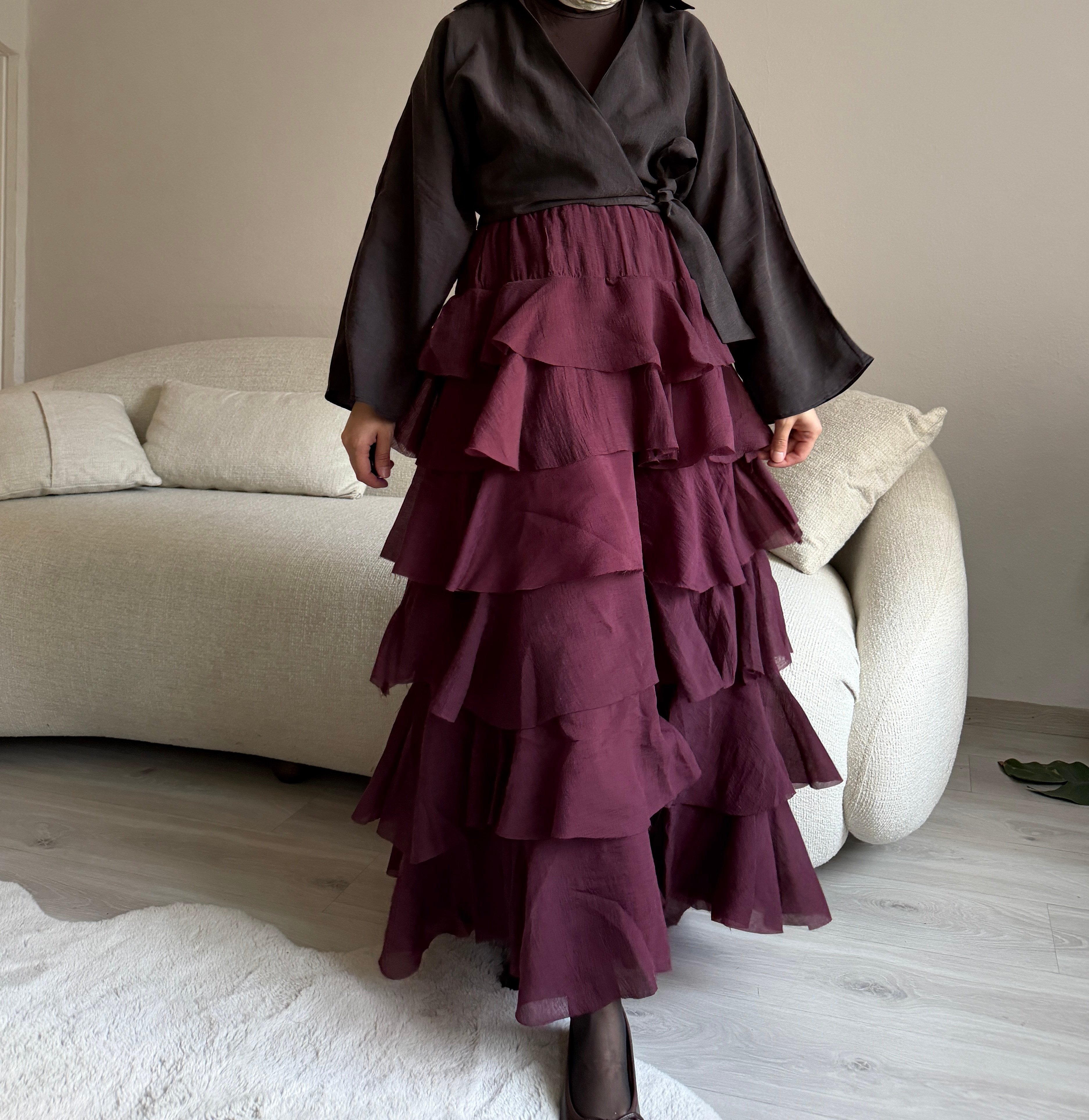 Bordo Kat Kat Etek