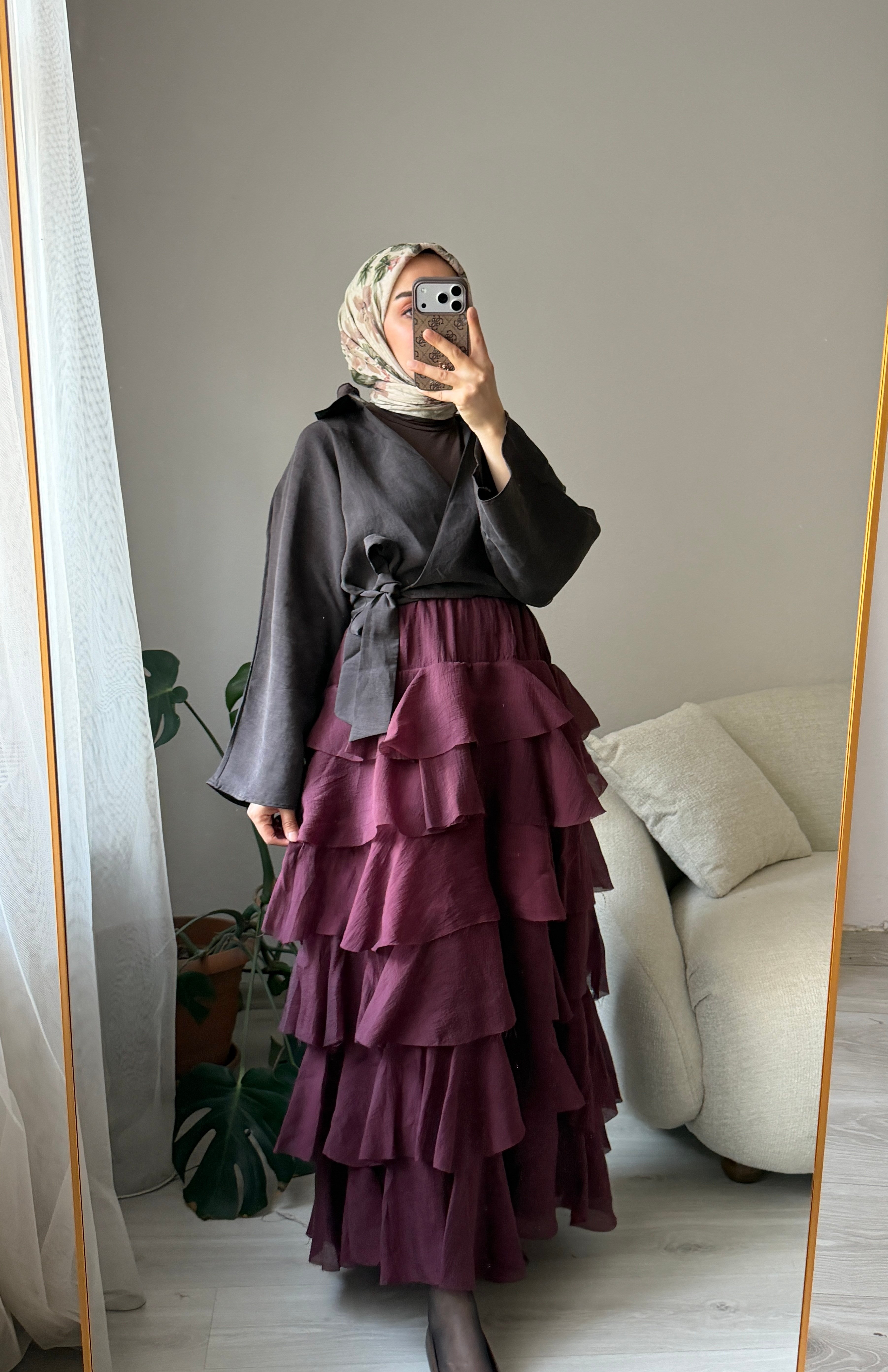 Bordo Kat Kat Etek