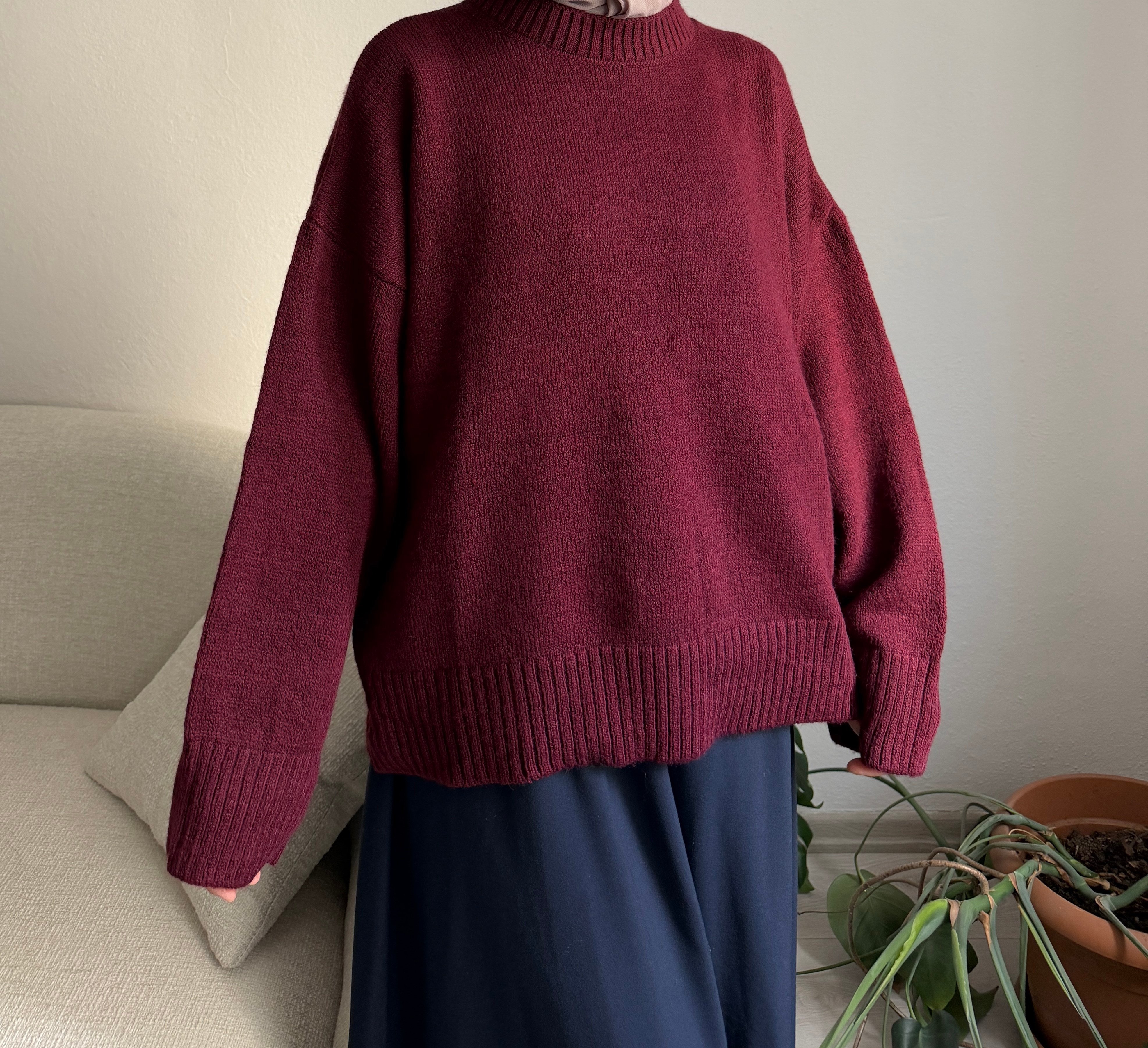 Bordo Oversize Kazak