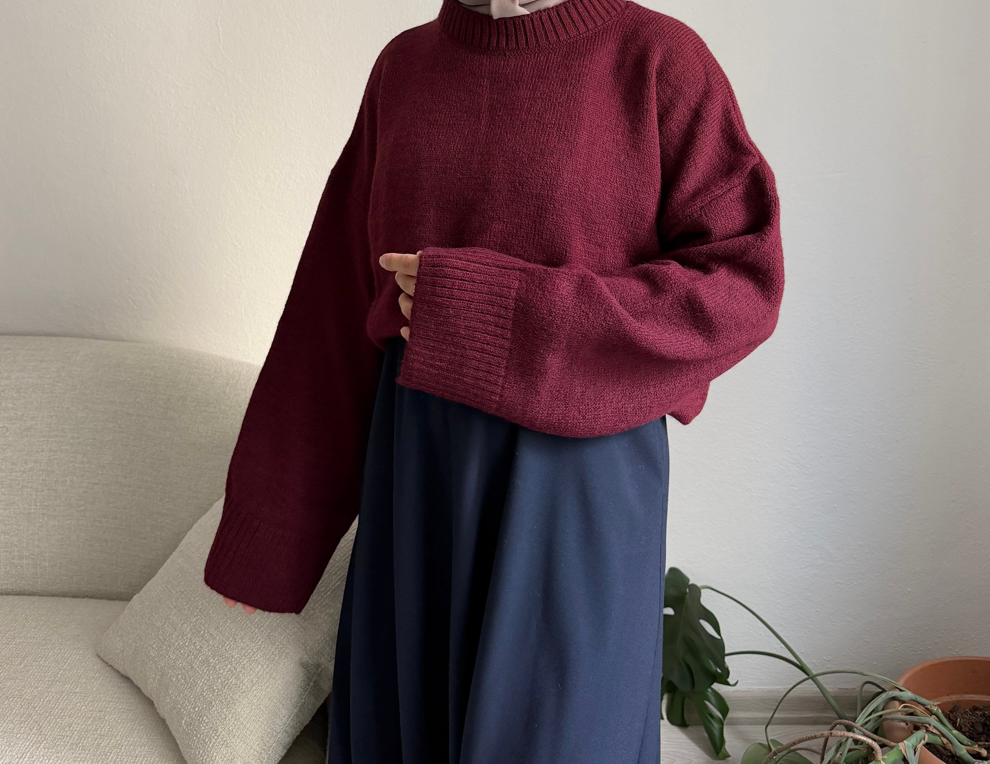 Bordo Oversize Kazak