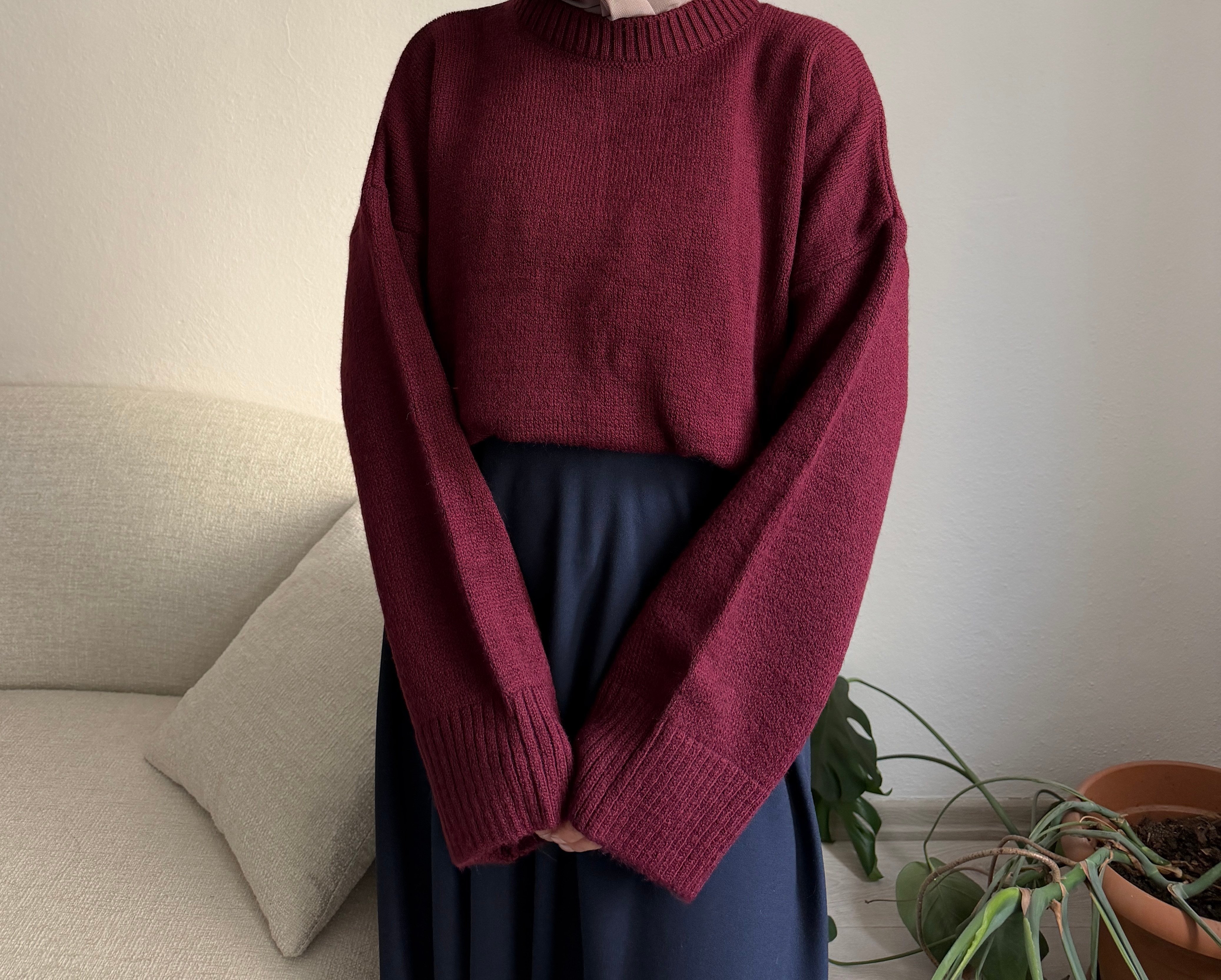 Bordo Oversize Kazak