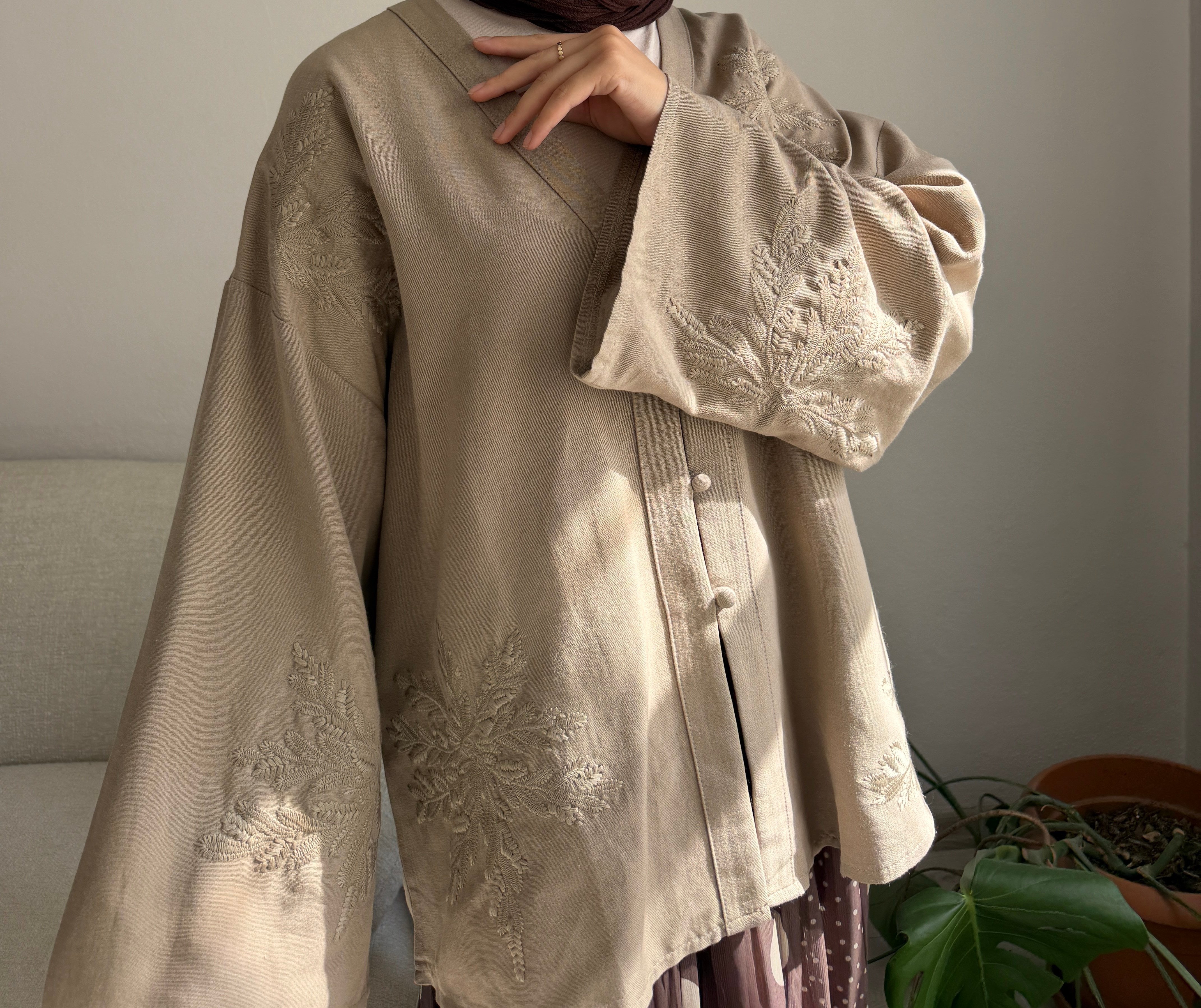 Çağla Nakışlı Kimono