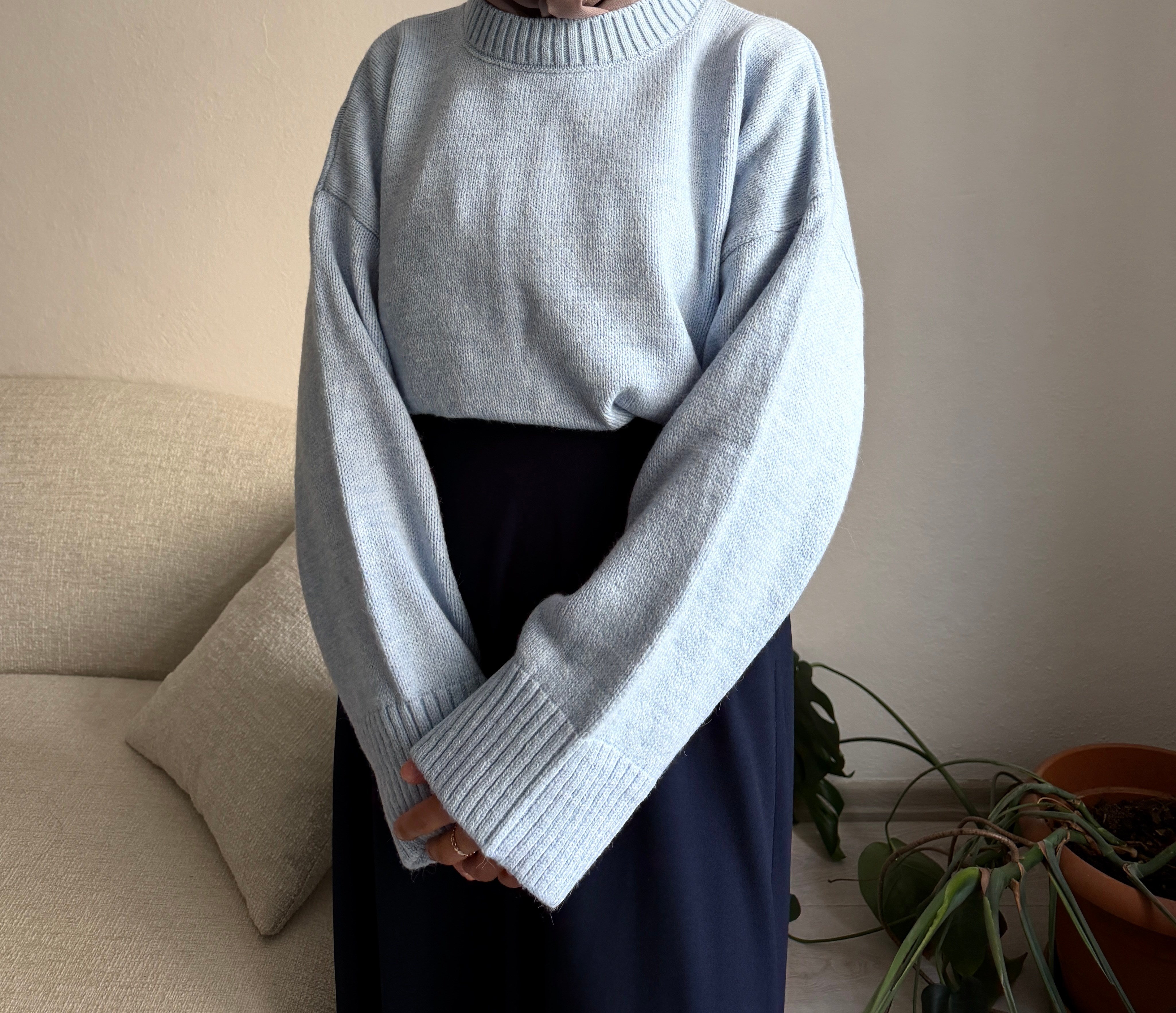 Mavi Oversize Kazak