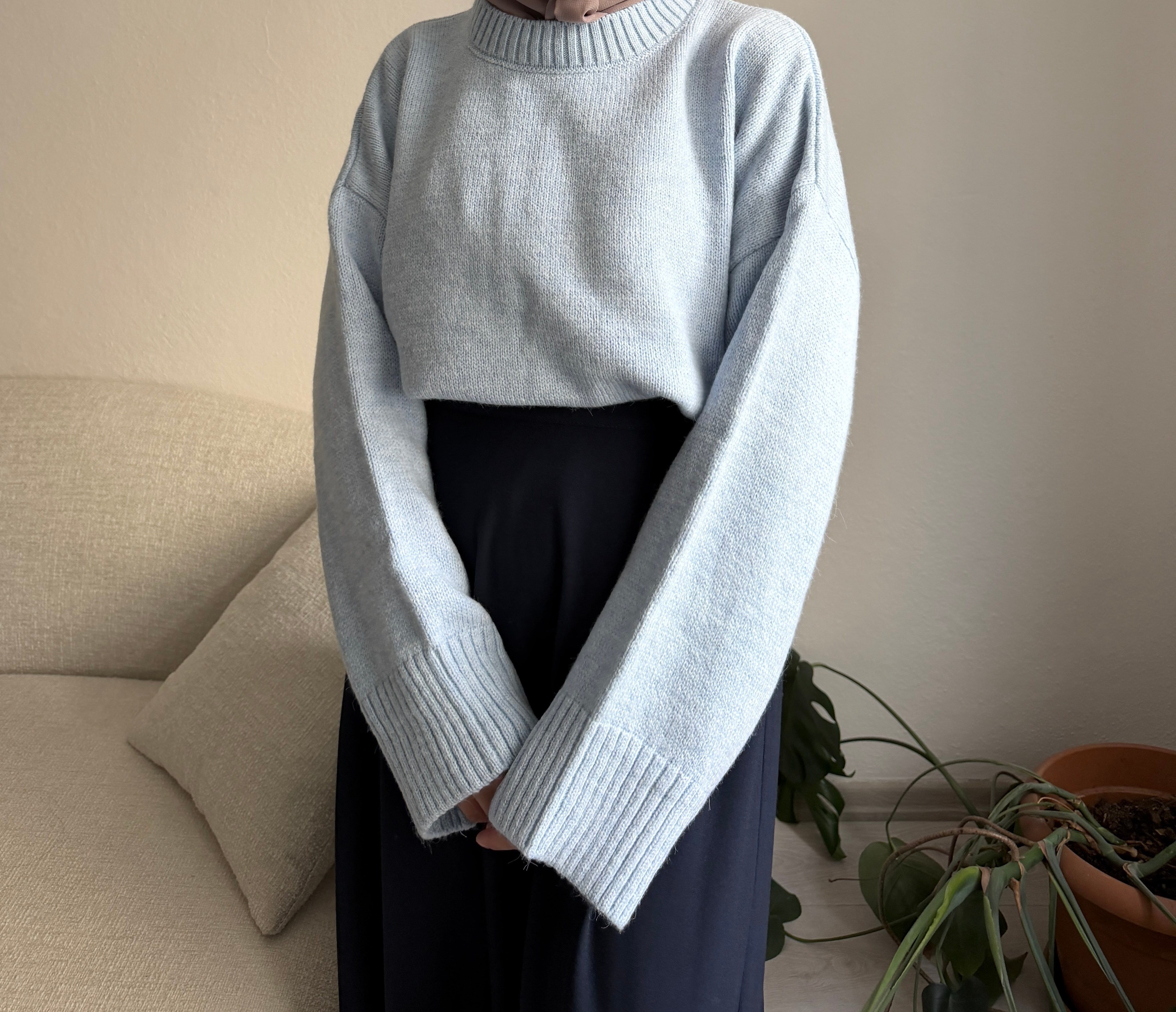 Mavi Oversize Kazak