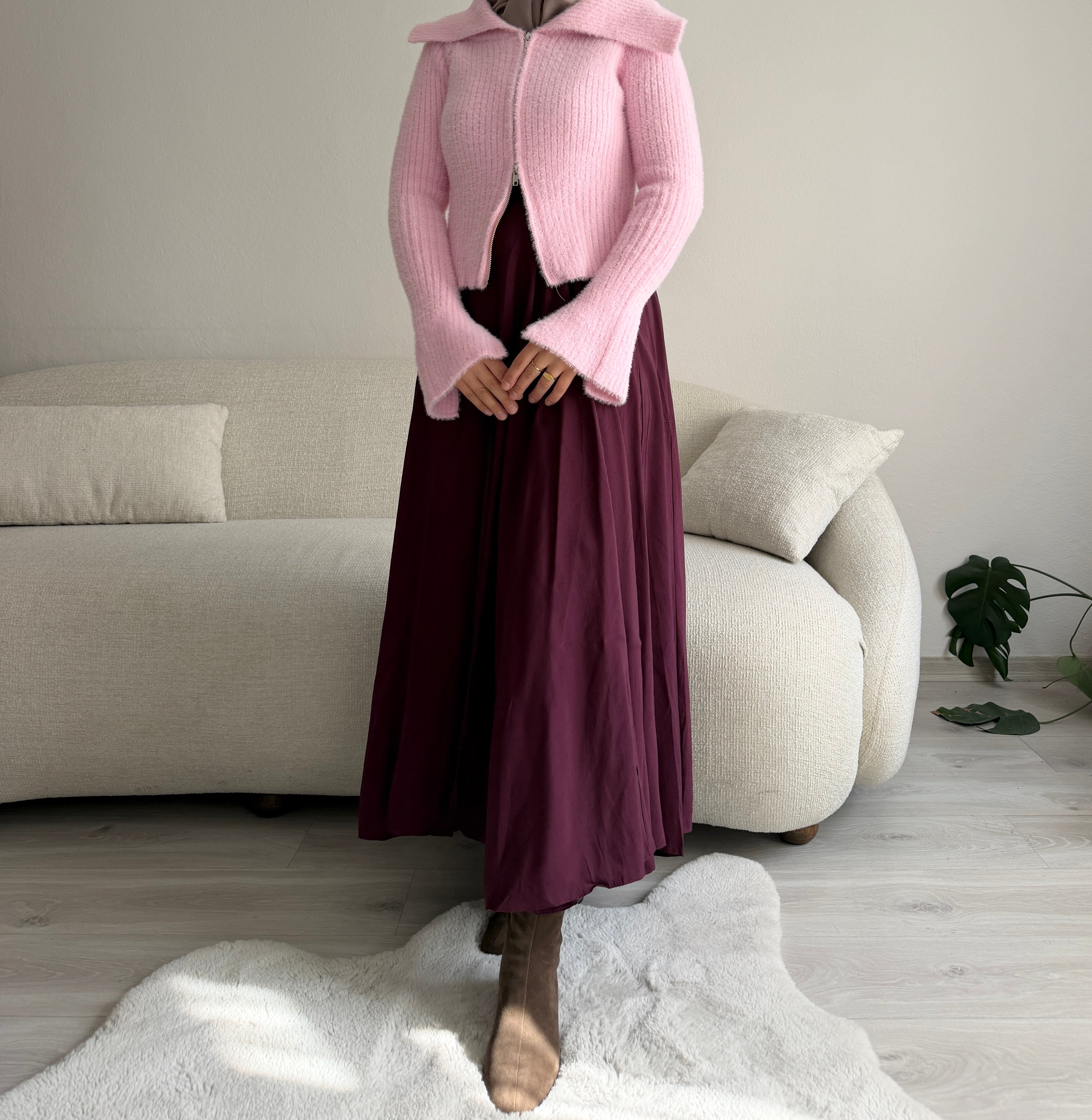 Mürdüm Tam Kloş Etek