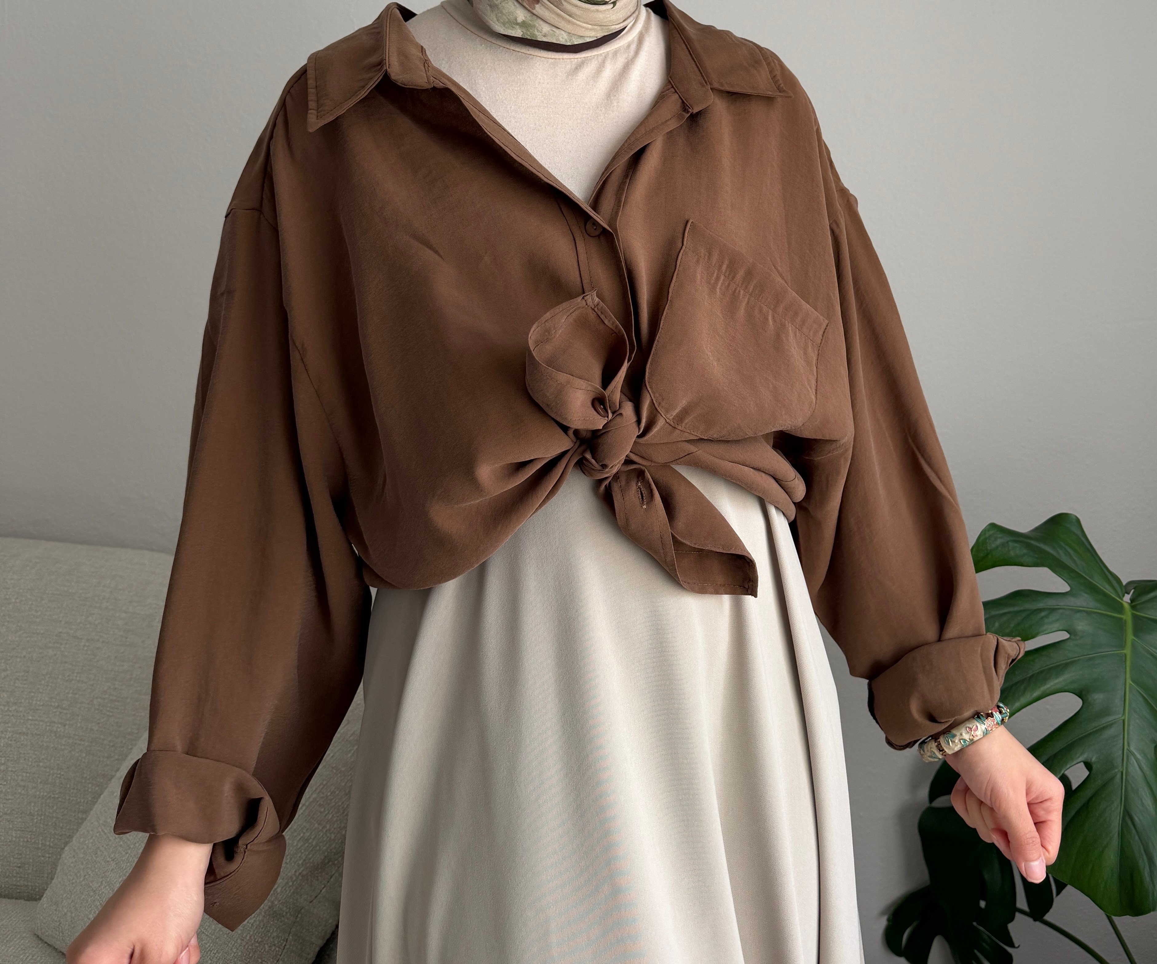 Taba Oversize Gömlek