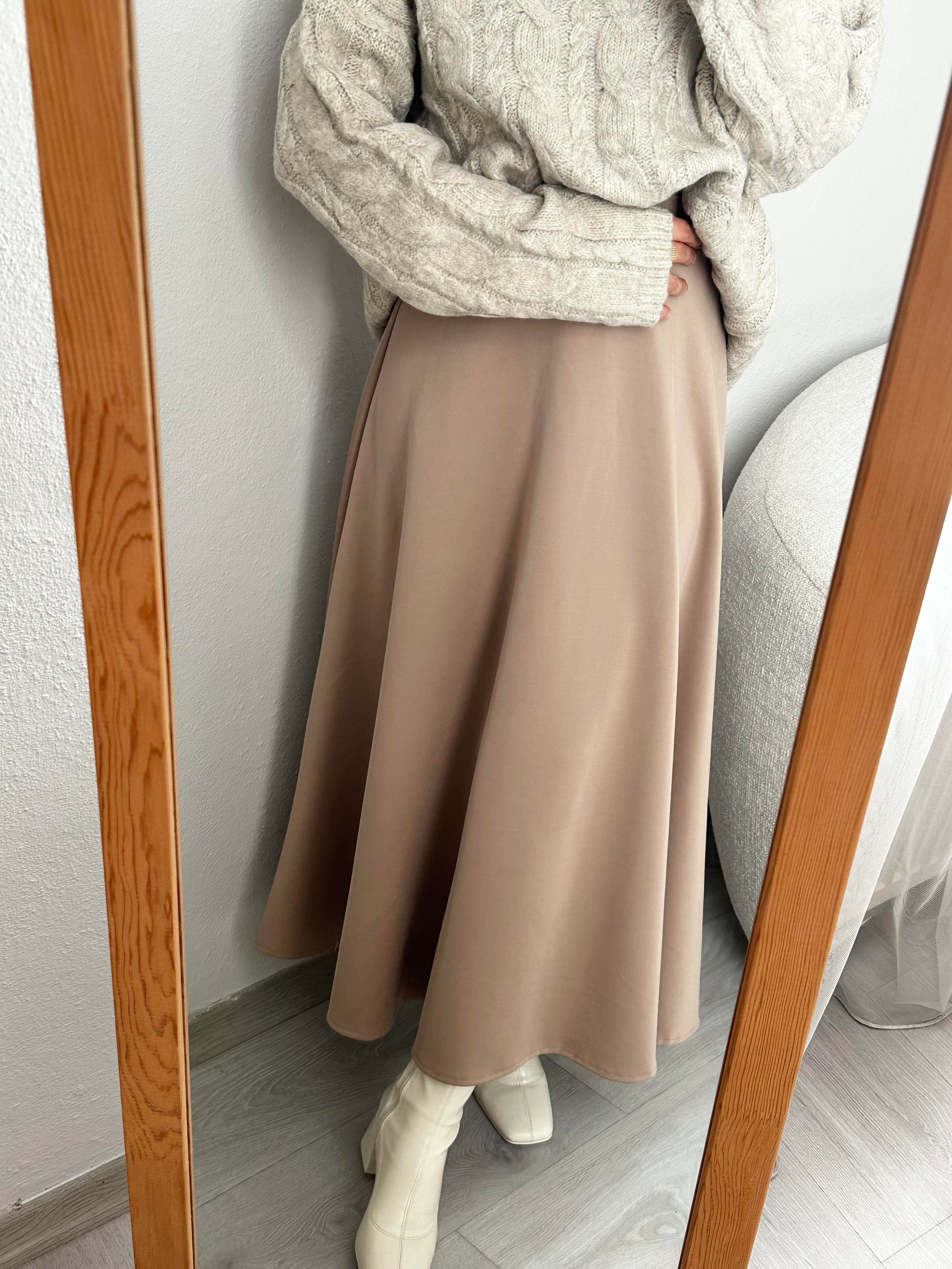 Vizon Scuba Kloş Etek