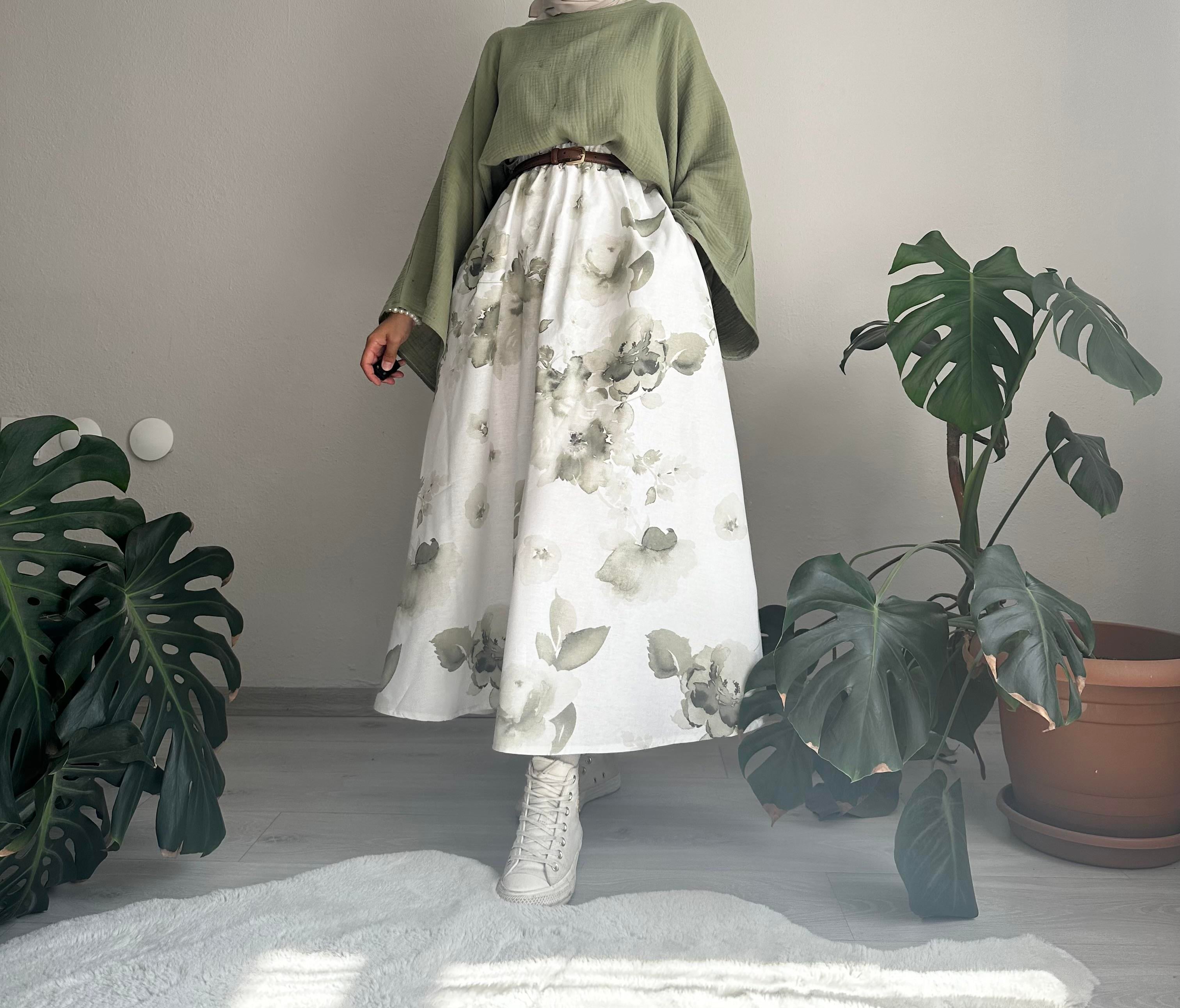 Yeşil Monstera Pera Set Takım