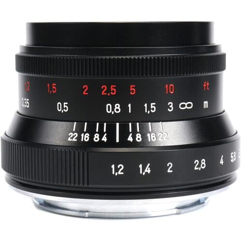 7Artisans 35mm f/1.2 Mark II Lens Sony E için (Siyah)